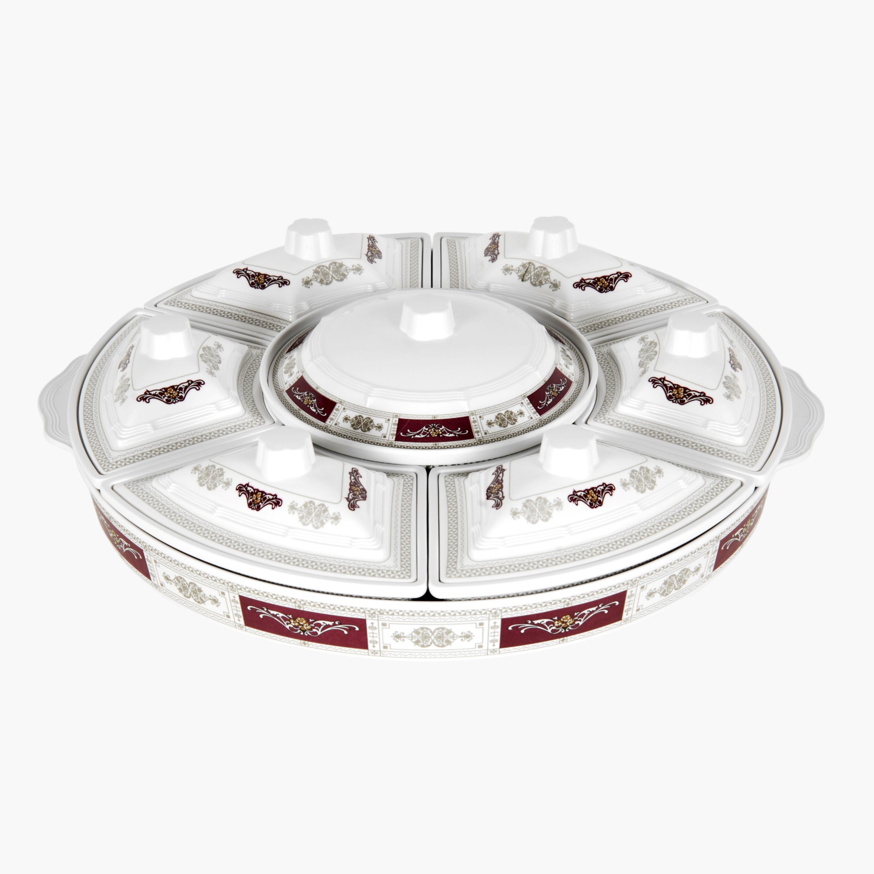 Melamine Rotating Serving Tray-household-dining-serveware-servingtrays-image-1
