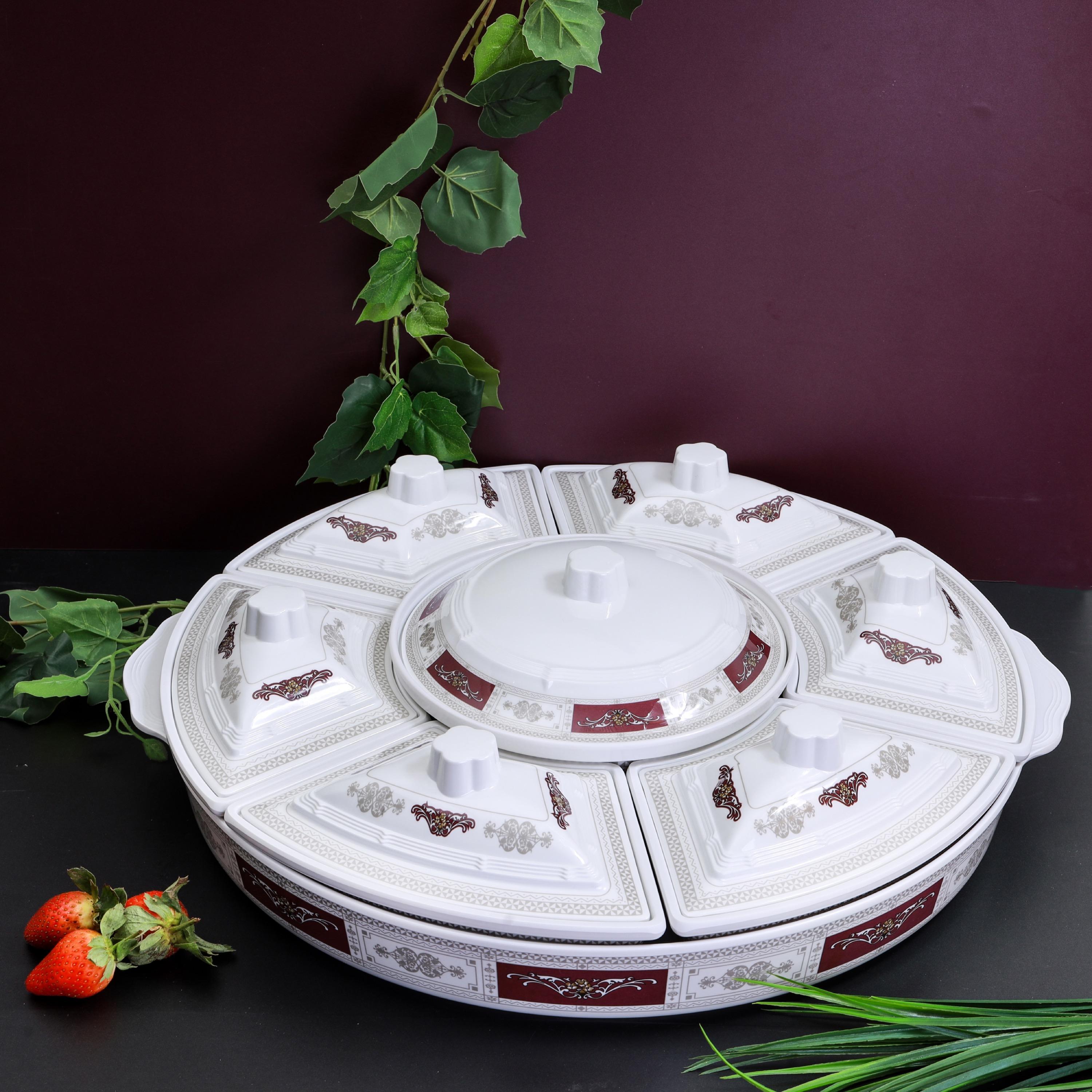 Melamine Rotating Serving Tray-household-dining-serveware-servingtrays-image-2