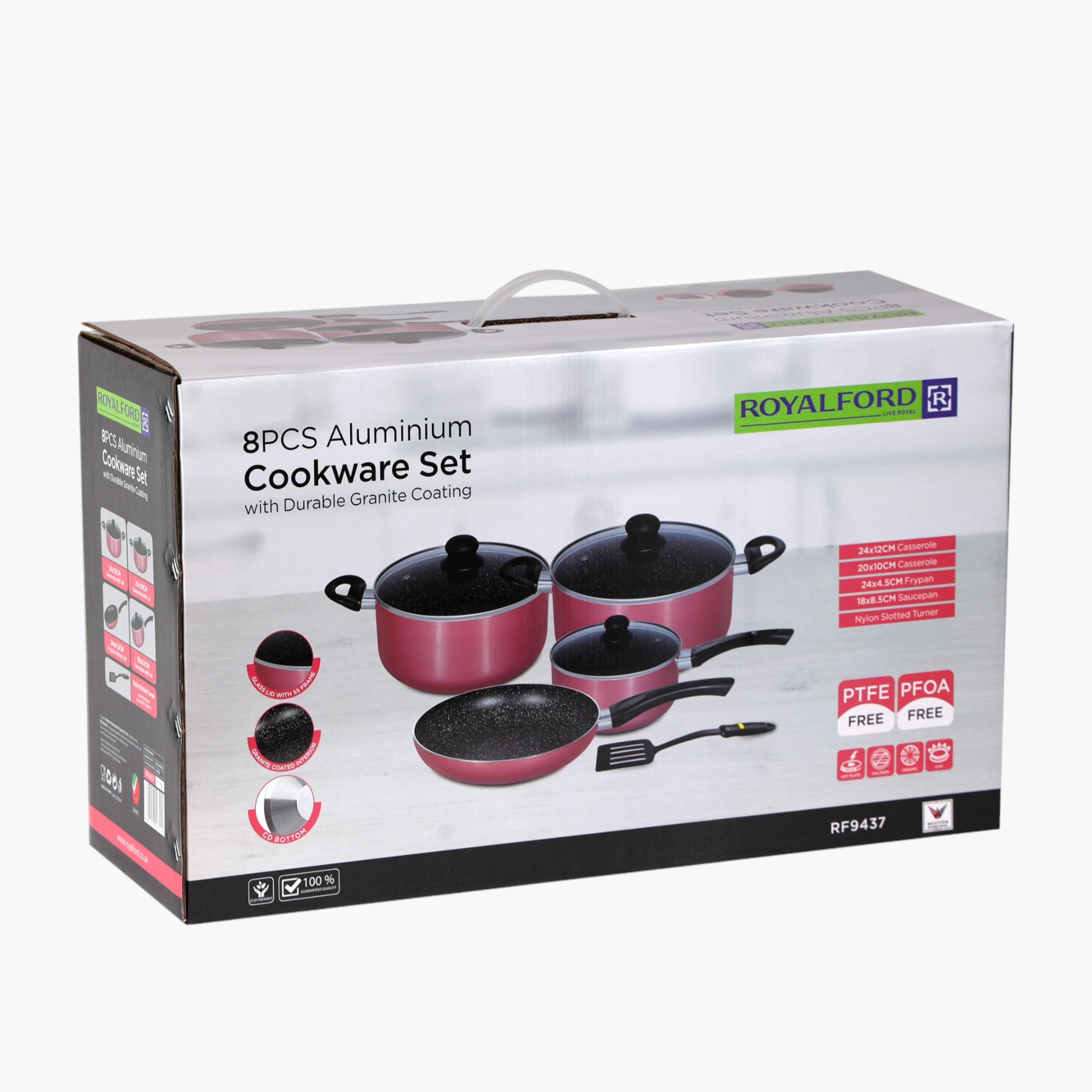 طقم أواني طهي ألومنيوم 8 قطع من رويل فورد-household-kitchen-cookware-cookwareandsets-image-11