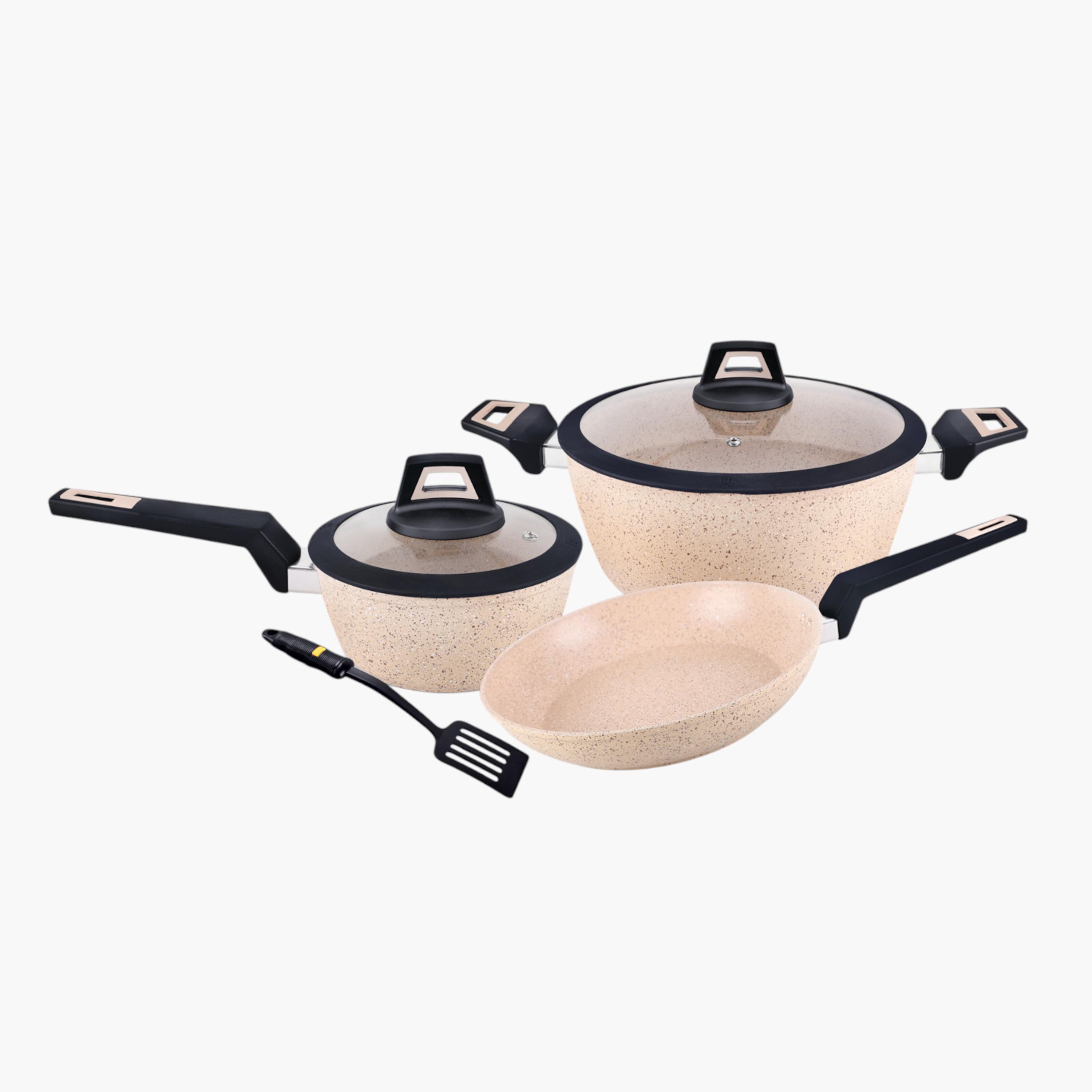 Granite Coated 6-Piece Cookware Set-household-kitchen-cookware-cookwareandsets-image-1