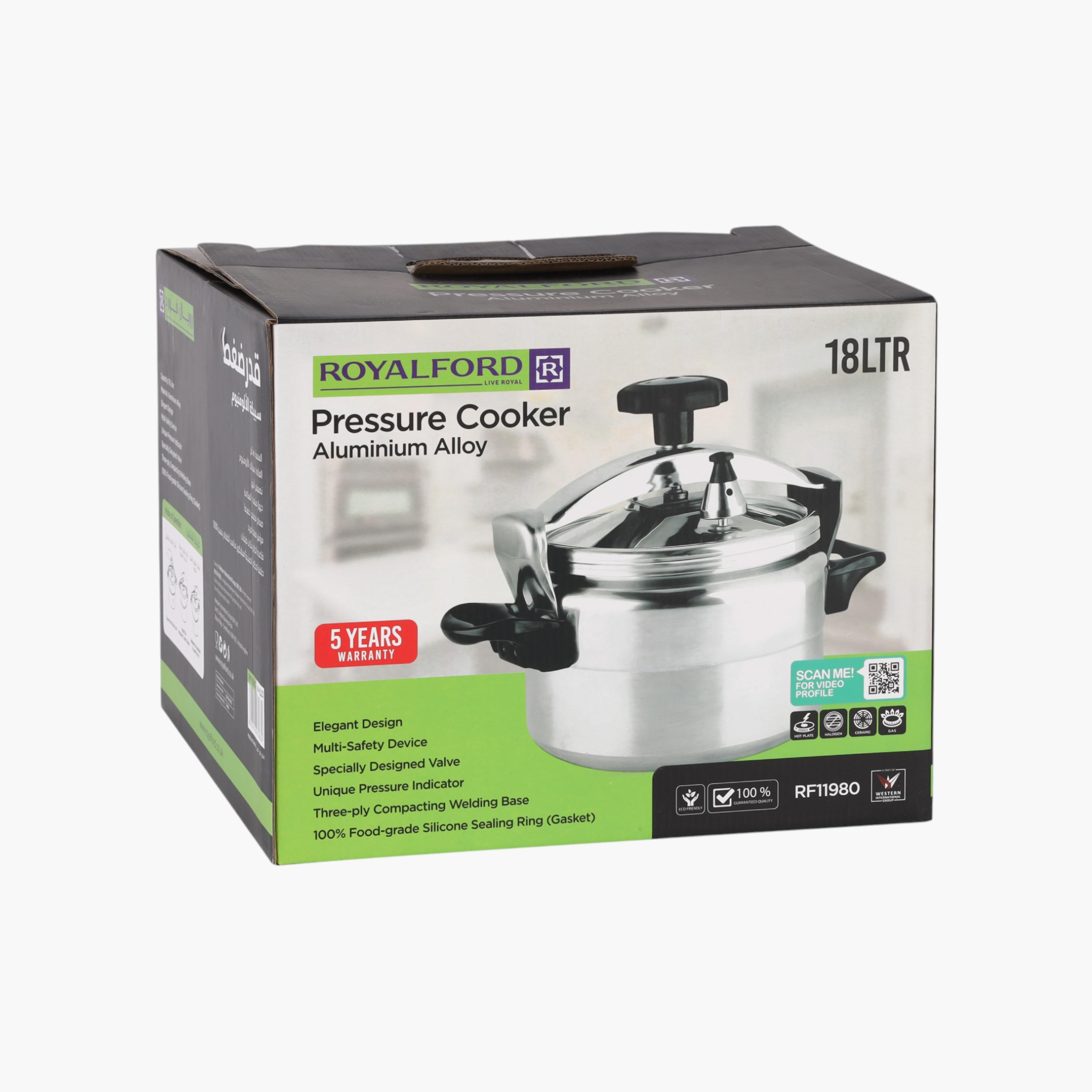 Aluminium Pressure Cooker - 18 L-household-kitchen-cookware-potsandpans-image-2