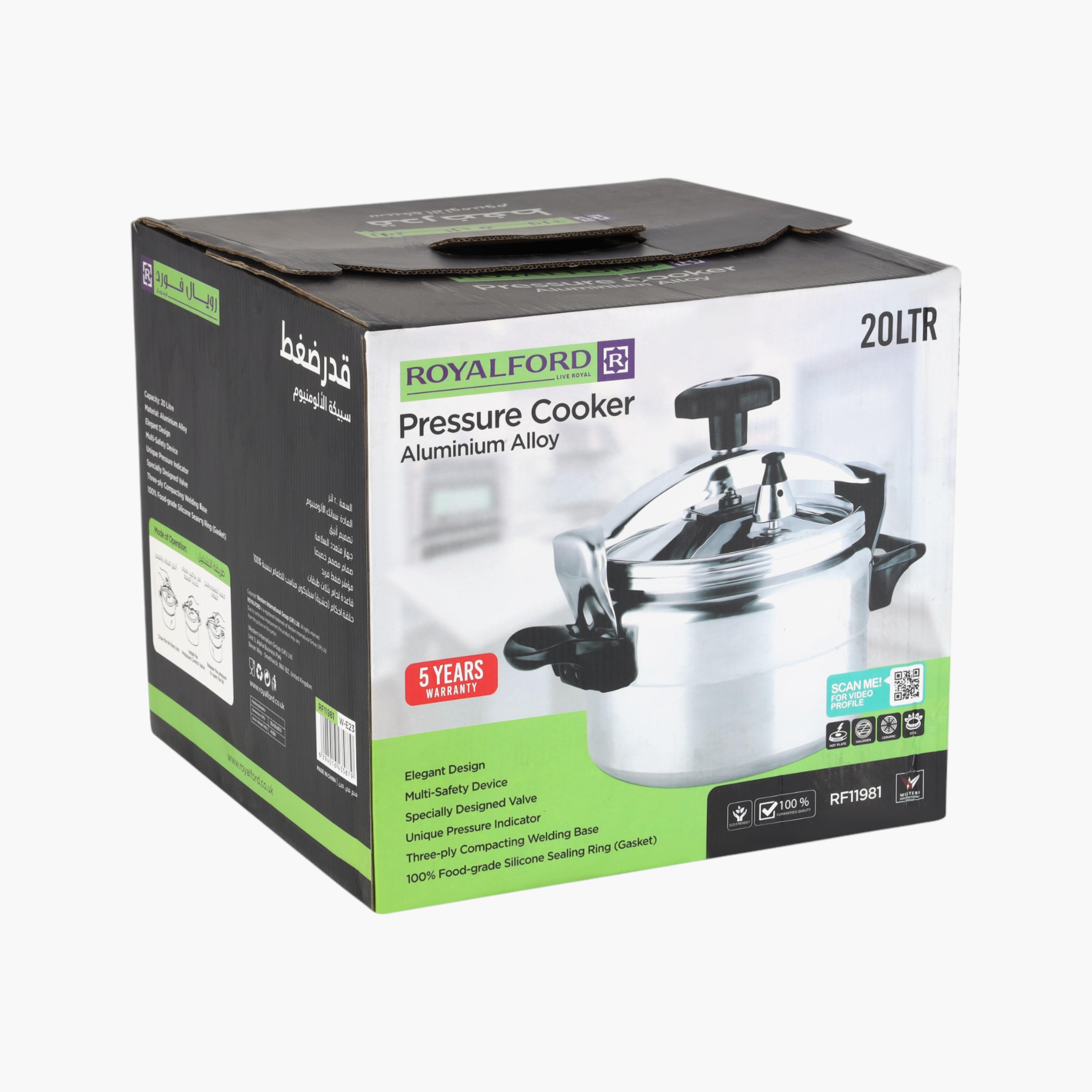 Aluminium Pressure Cooker - 20 L-household-kitchen-cookware-cookwareandsets-image-2
