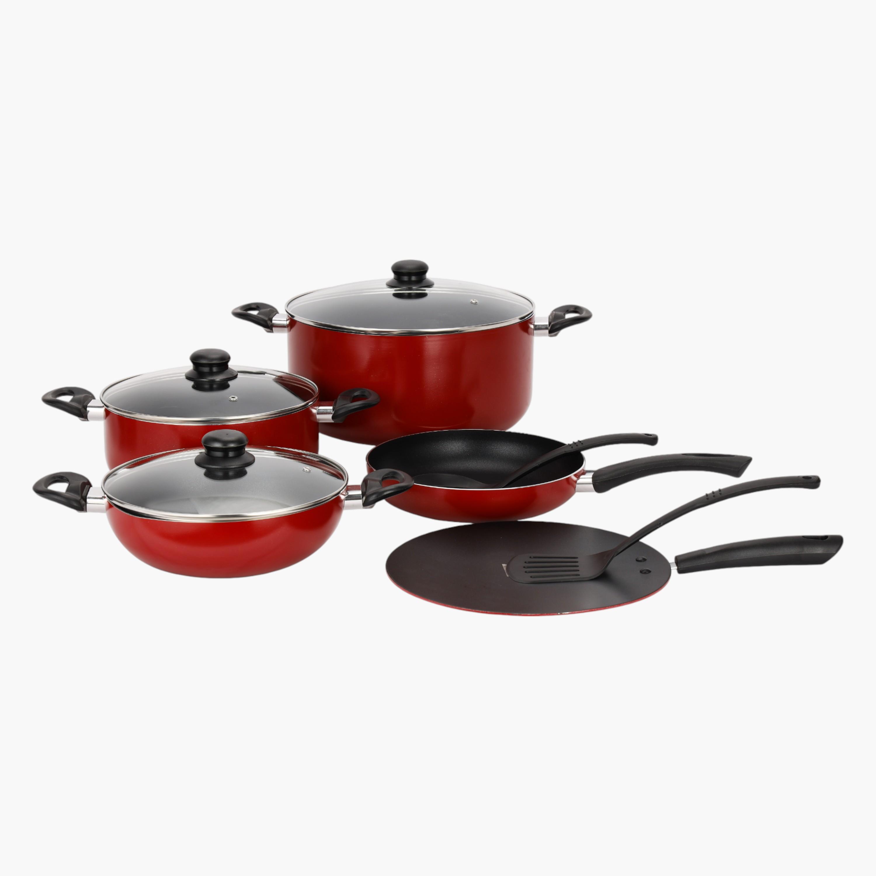 Non-Stick 10-Piece Cookware Set-household-kitchen-cookware-cookwareandsets-image-1
