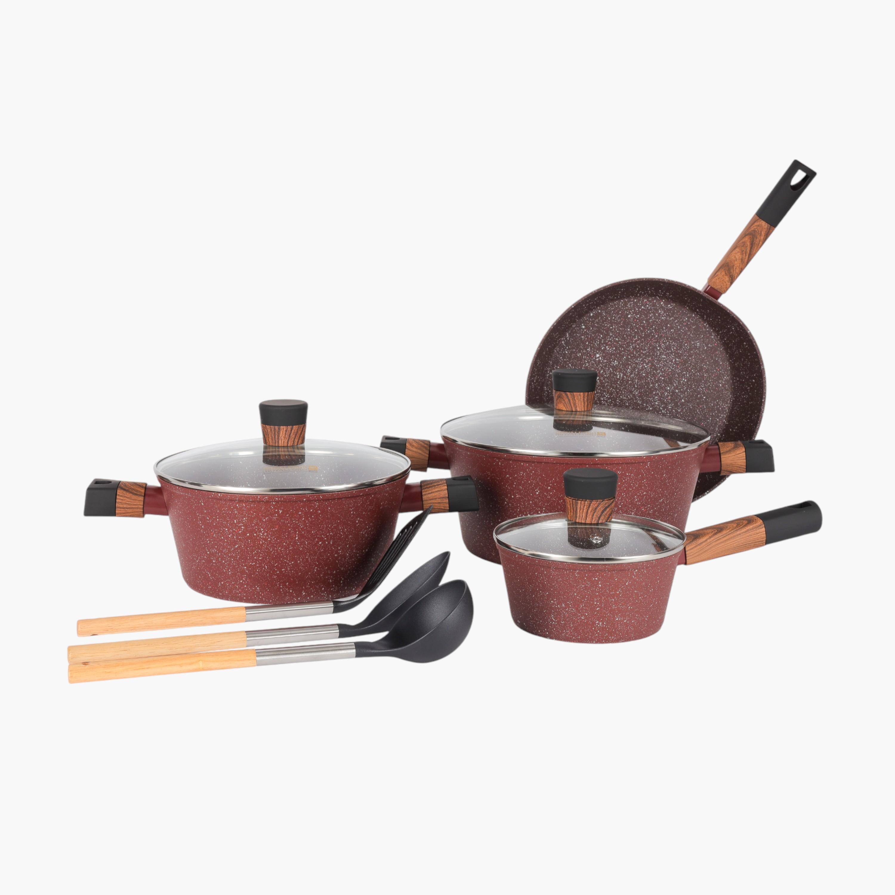 Royalford 10-Piece Chef Choice Granite Coated Non-Stick Cookware Set-household-kitchen-cookware-cookwareandsets-image-1