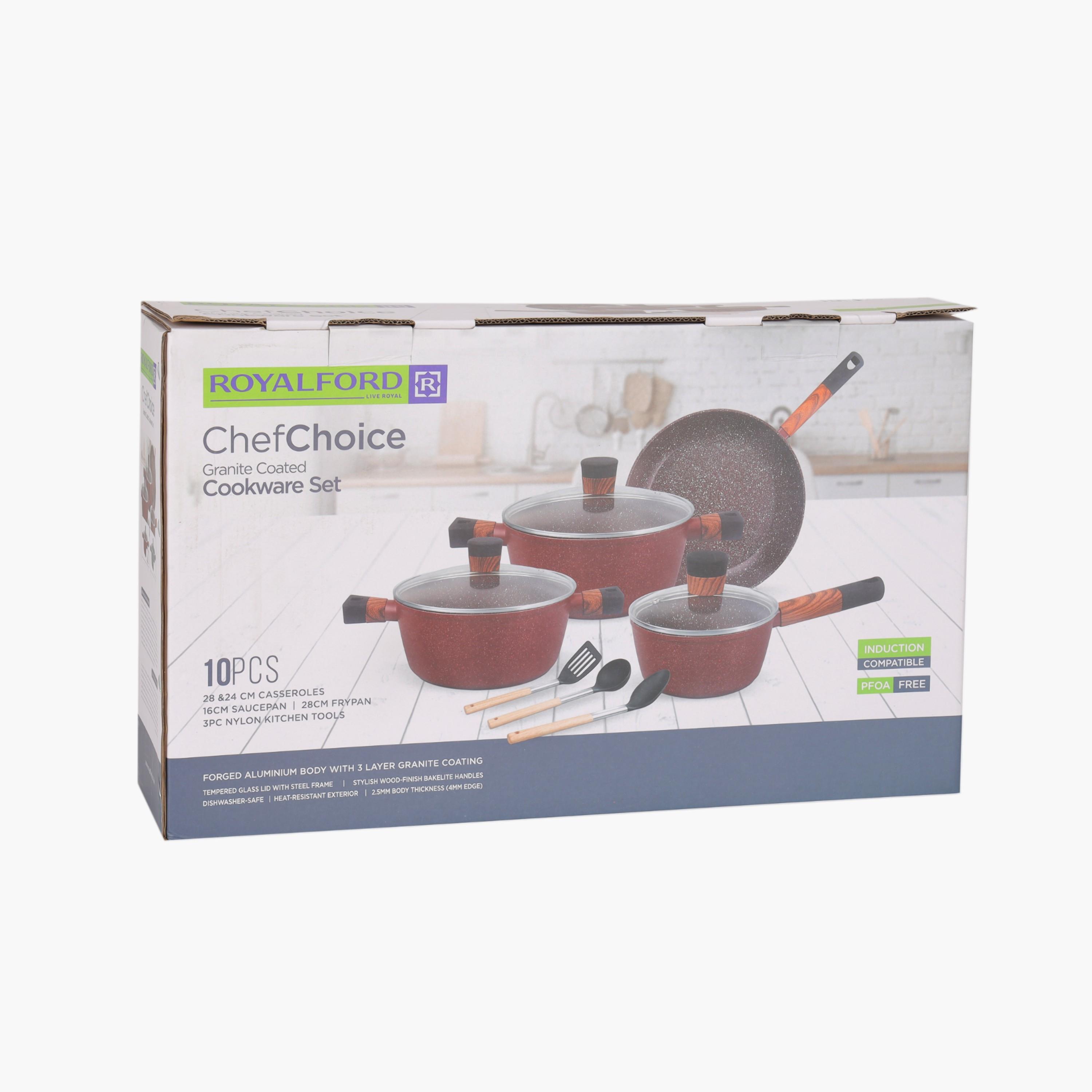 Royalford 10-Piece Chef Choice Granite Coated Non-Stick Cookware Set-household-kitchen-cookware-cookwareandsets-image-9