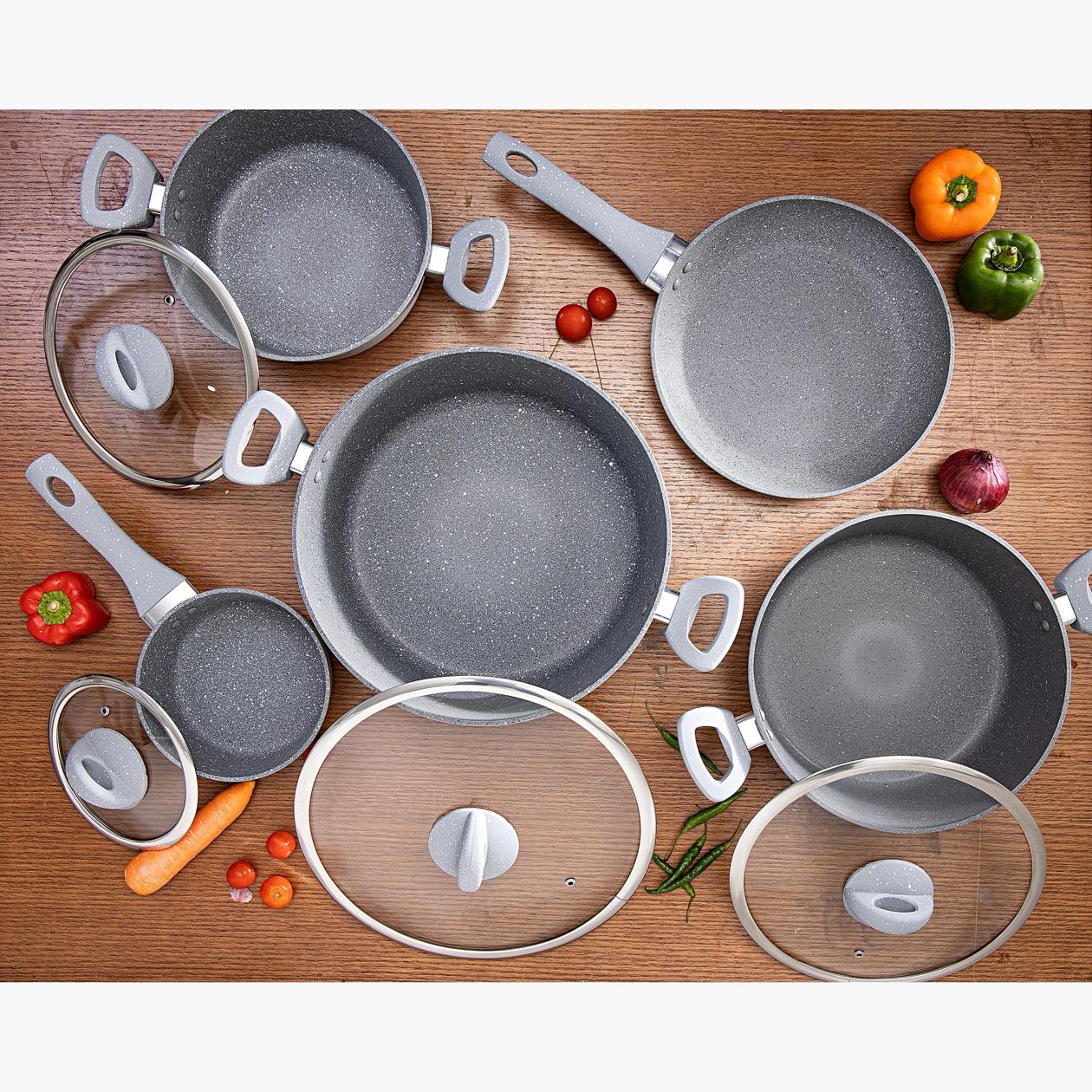 Forged Aluminium 9-Piece Cookware Set-household-kitchen-cookware-cookwareandsets-image-2