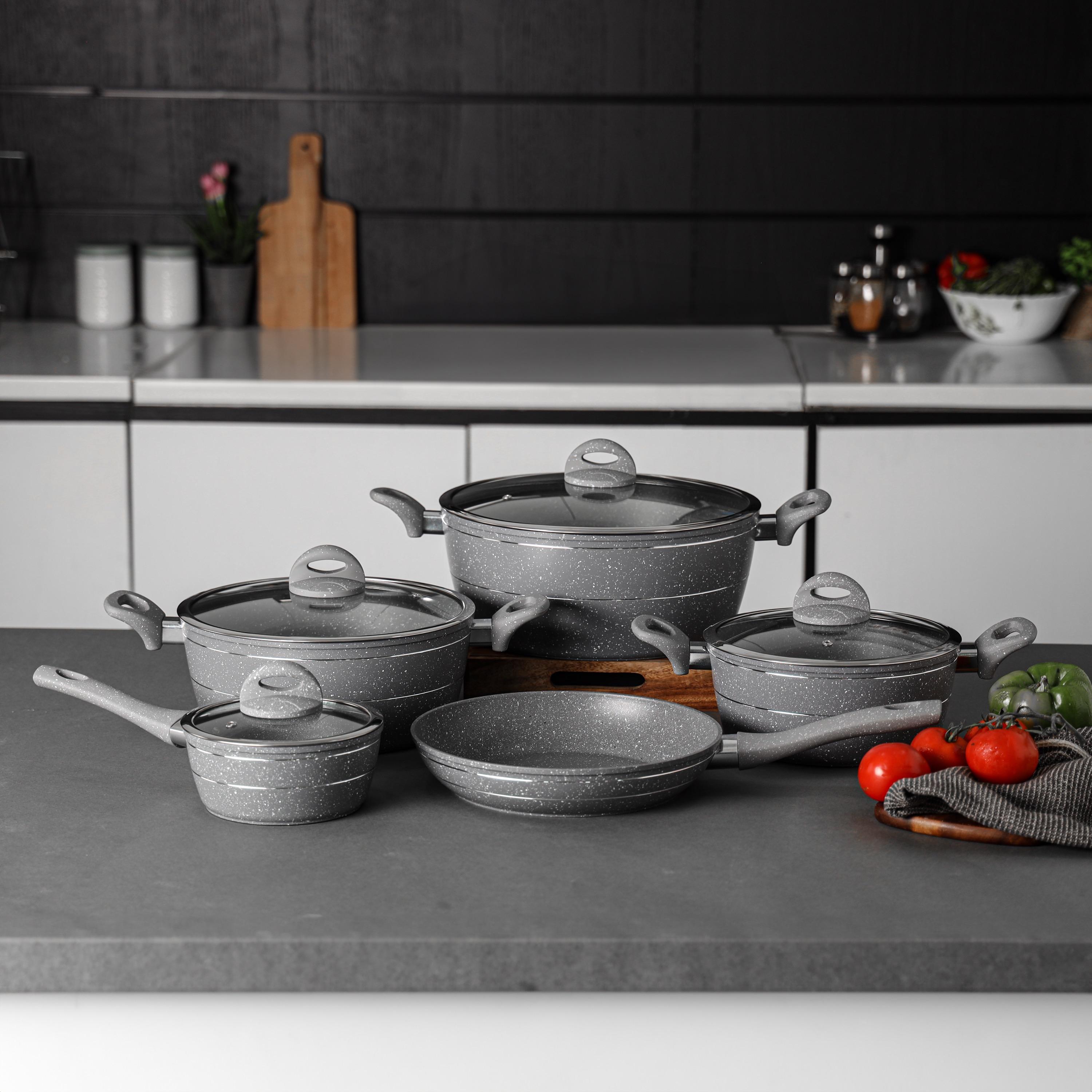 Forged Aluminium 9-Piece Cookware Set-household-kitchen-cookware-cookwareandsets-image-5