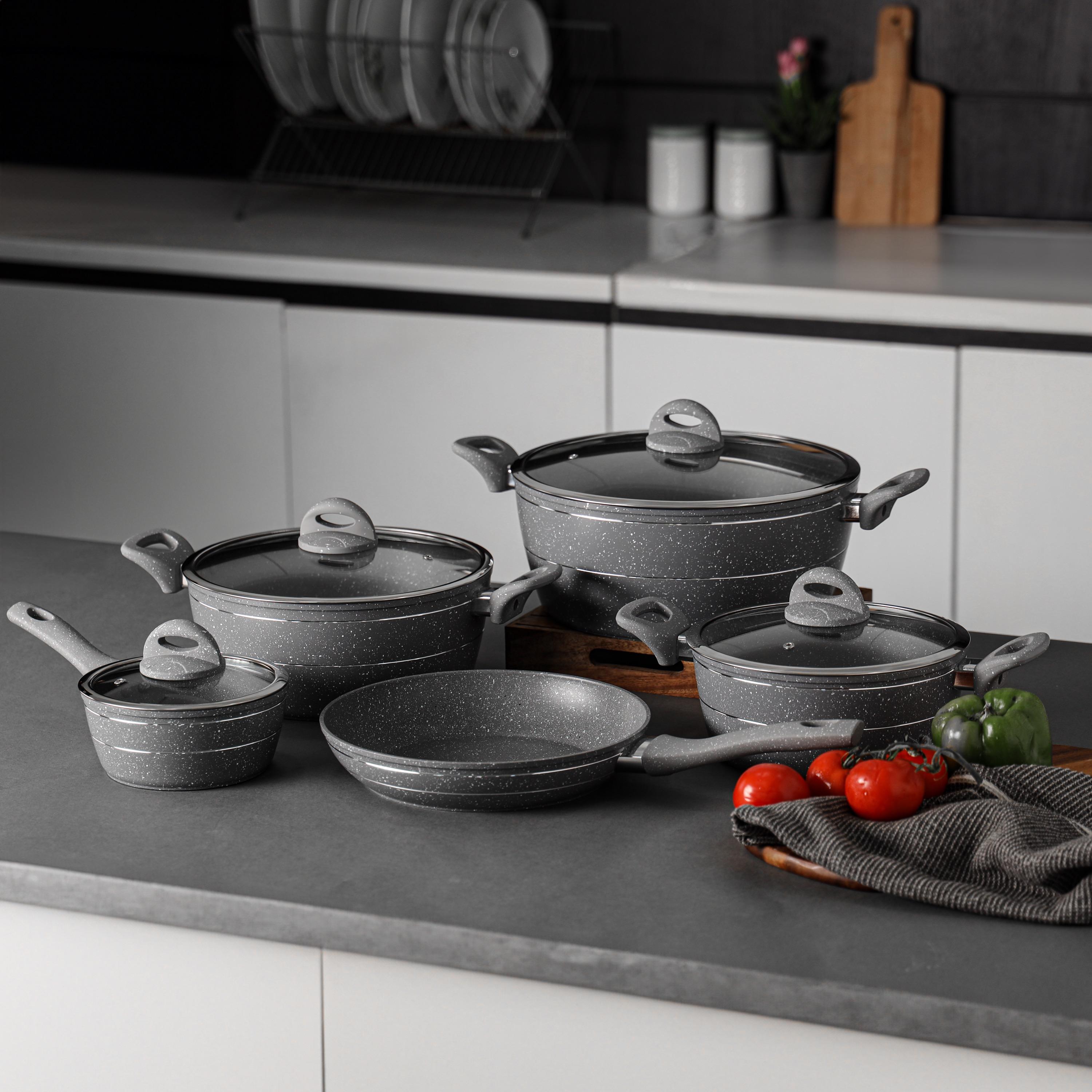 Forged Aluminium 9-Piece Cookware Set-household-kitchen-cookware-cookwareandsets-image-6
