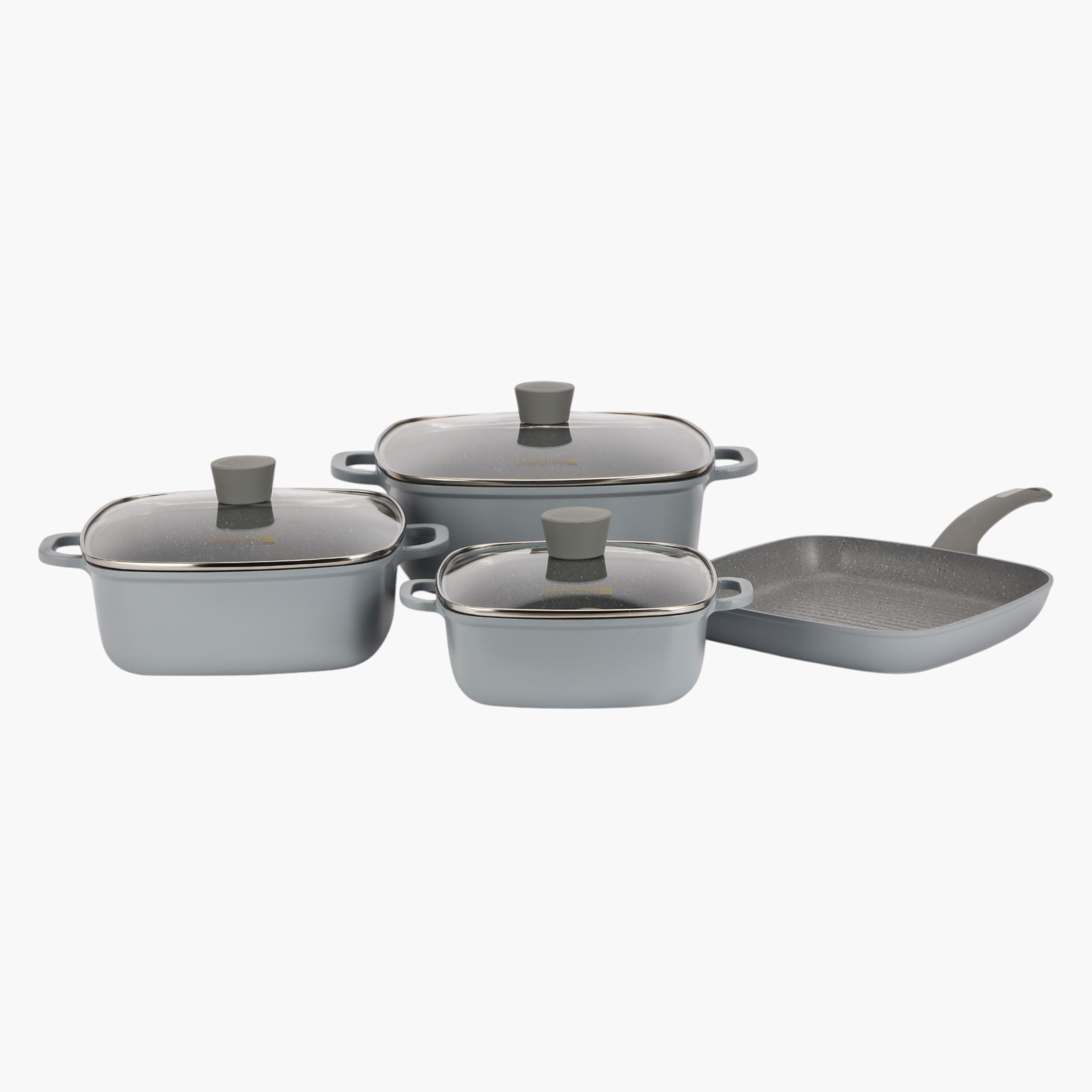 Royalford 7-Piece Die Cast Square Cookware Set-household-kitchen-cookware-cookwareandsets-image-1