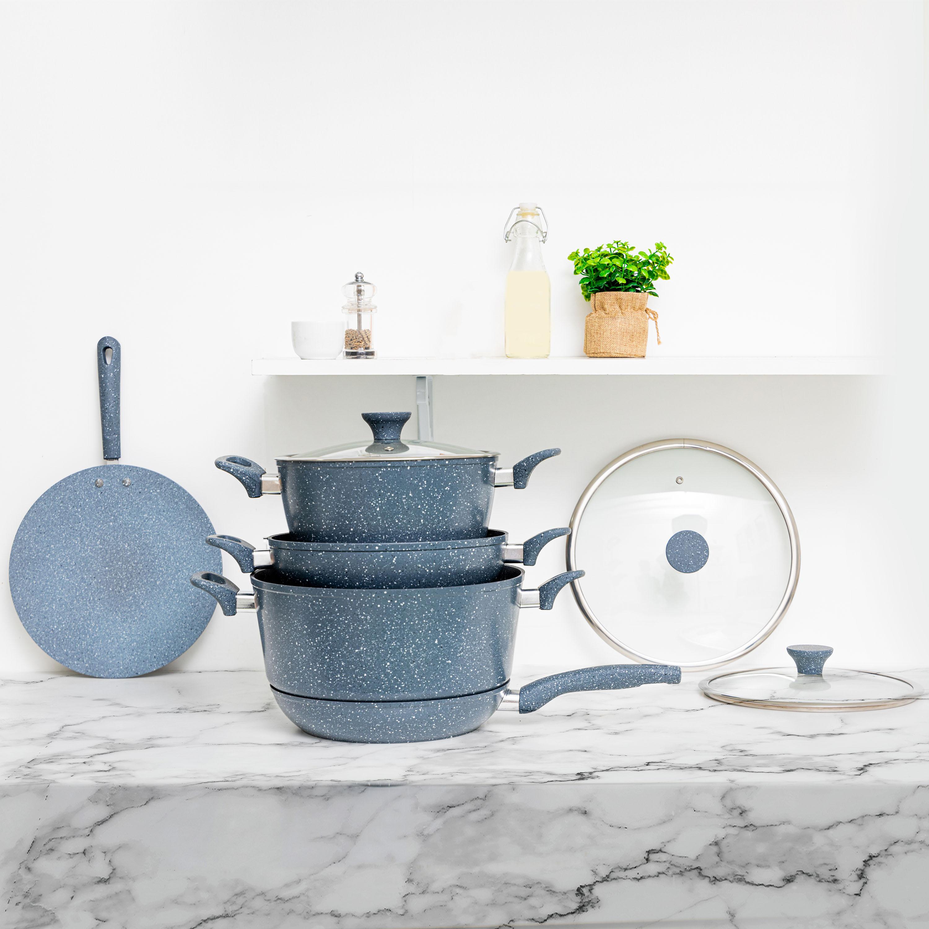 Forged Aluminium 10-Piece Cookware Set-household-kitchen-cookware-cookwareandsets-image-3