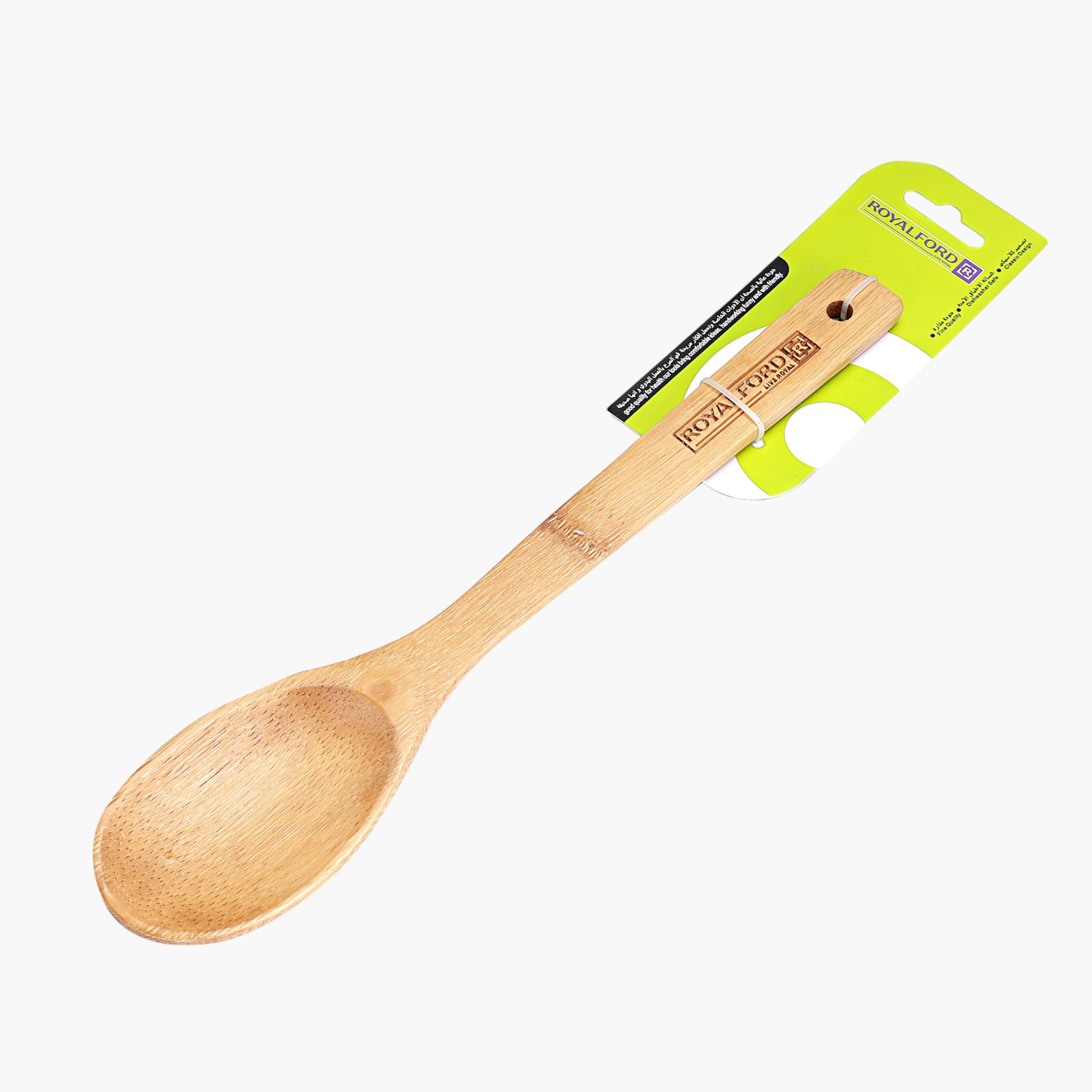 Royalford Bamboo Serving Spoon-household-kitchen-kitchentoolsandutensils-cookingutensils-image-5