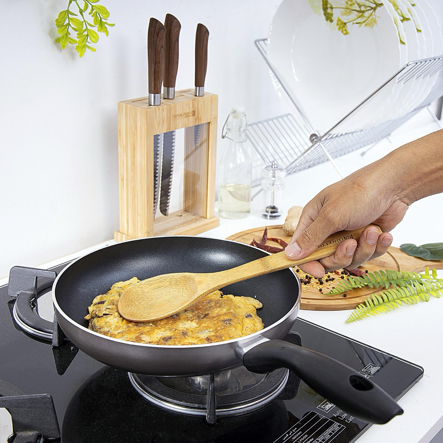 Royalford Bamboo Serving Spoon-household-kitchen-kitchentoolsandutensils-cookingutensils-image-8