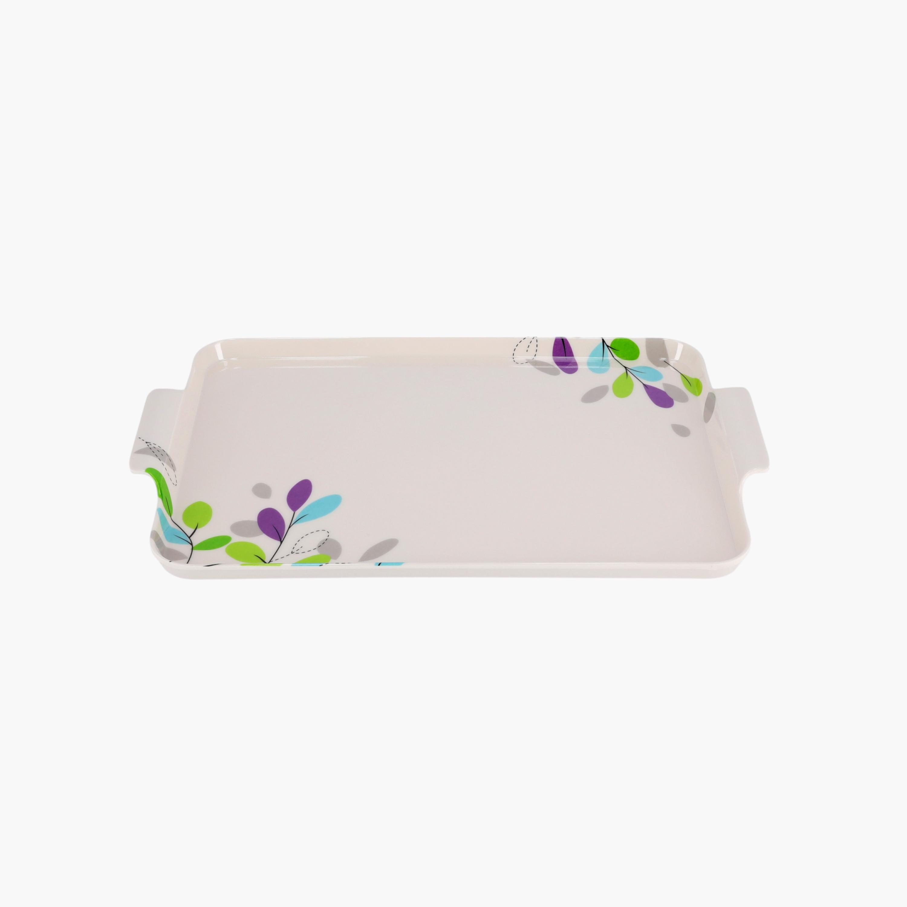Melamine Ware Serving Tray - 38x24x2 cms-household-dining-serveware-servingtrays-image-1
