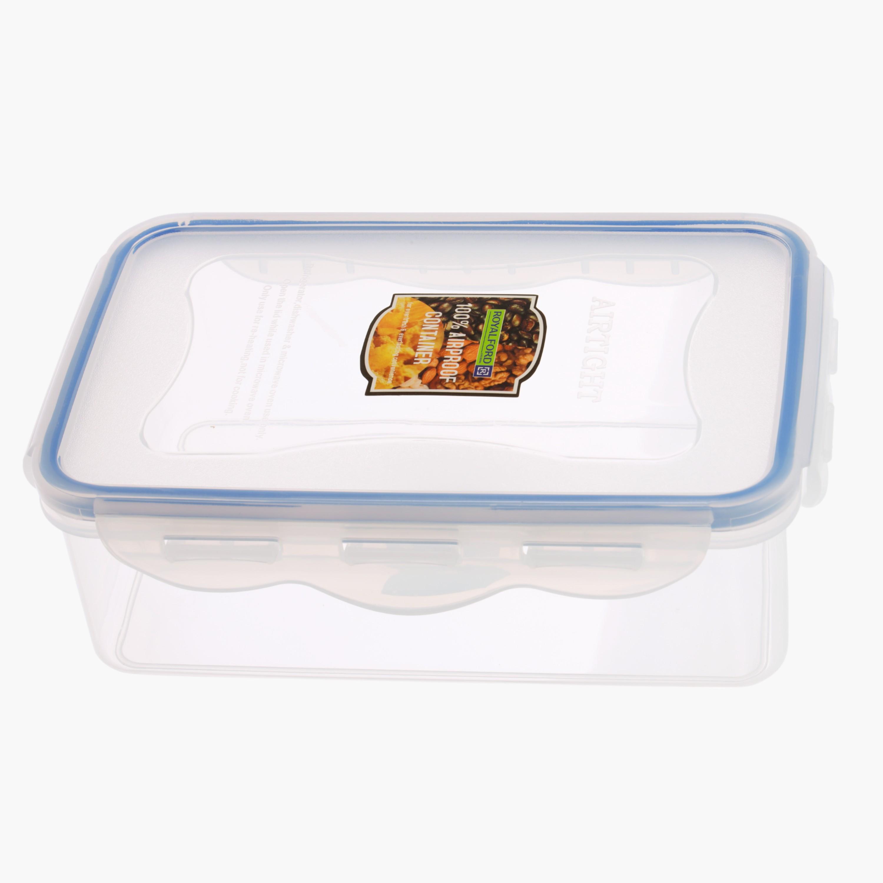 حاوية طعام بغطاء قفل كبس من رويال فورد - 1 لتر-household-kitchen-foodstorage-containers-image-1