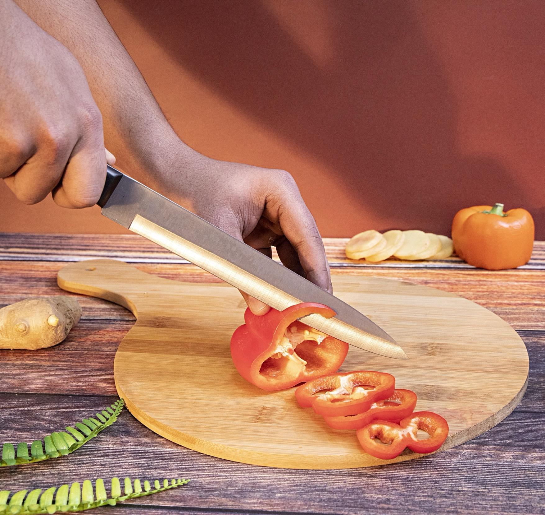Stainless Steel Blade Utility Knife - 9 inches-household-kitchen-kitchentoolsandutensils-knives-image-6