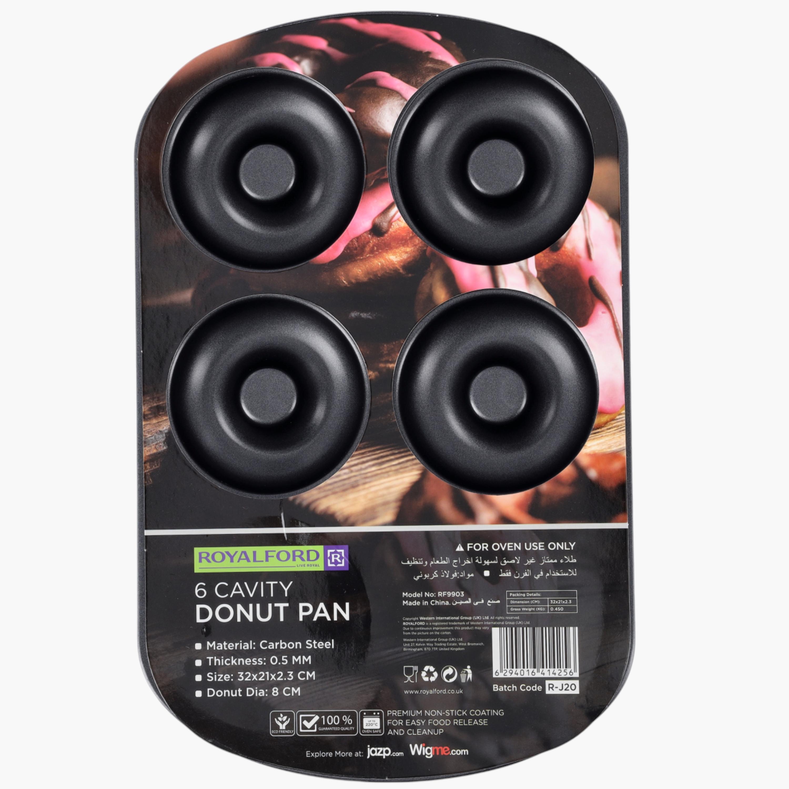  Carbon Steel 6-Cup Doughnut Pan-household-kitchen-bakeware-bakingpansandmoulds-image-2