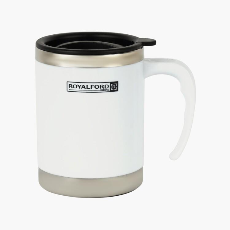 Royalford Double Wall Travel Mug - 400 ml-household-dining-teaandcoffee-travelmugsandsippers-image-1