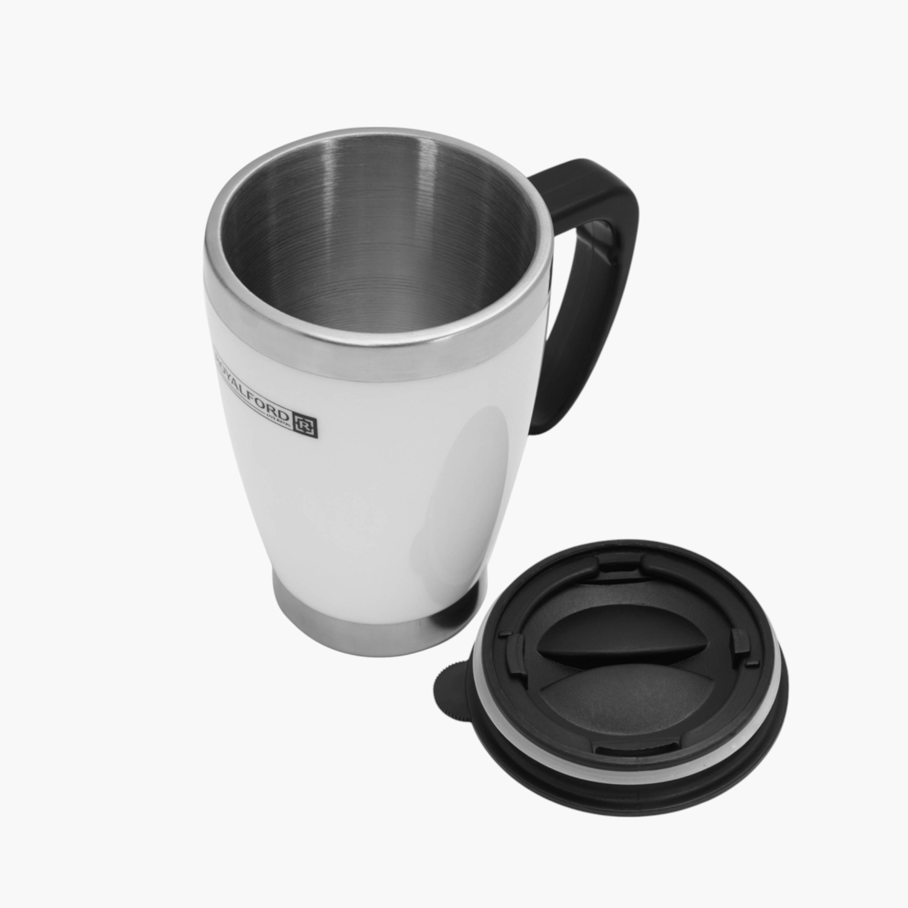 Stainless Steel Travel Mug with Handle - 414 ml-household-dining-teaandcoffee-travelmugsandsippers-image-1