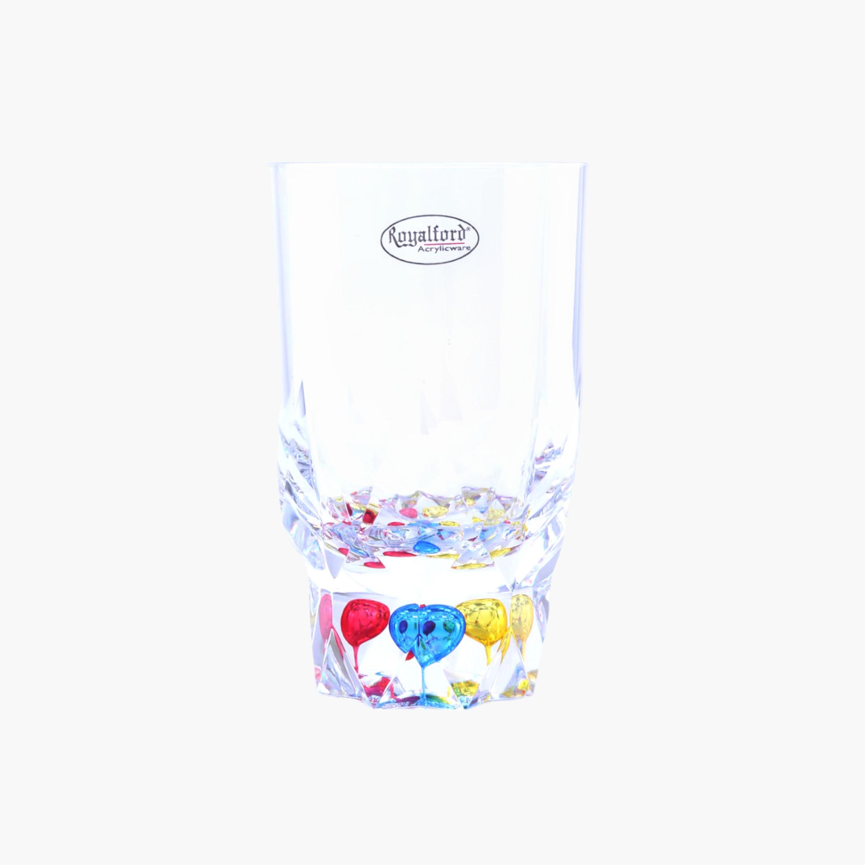 Acrylic Glass with Crystal Base-household-dining-glassware-drinkingglasses-image-1