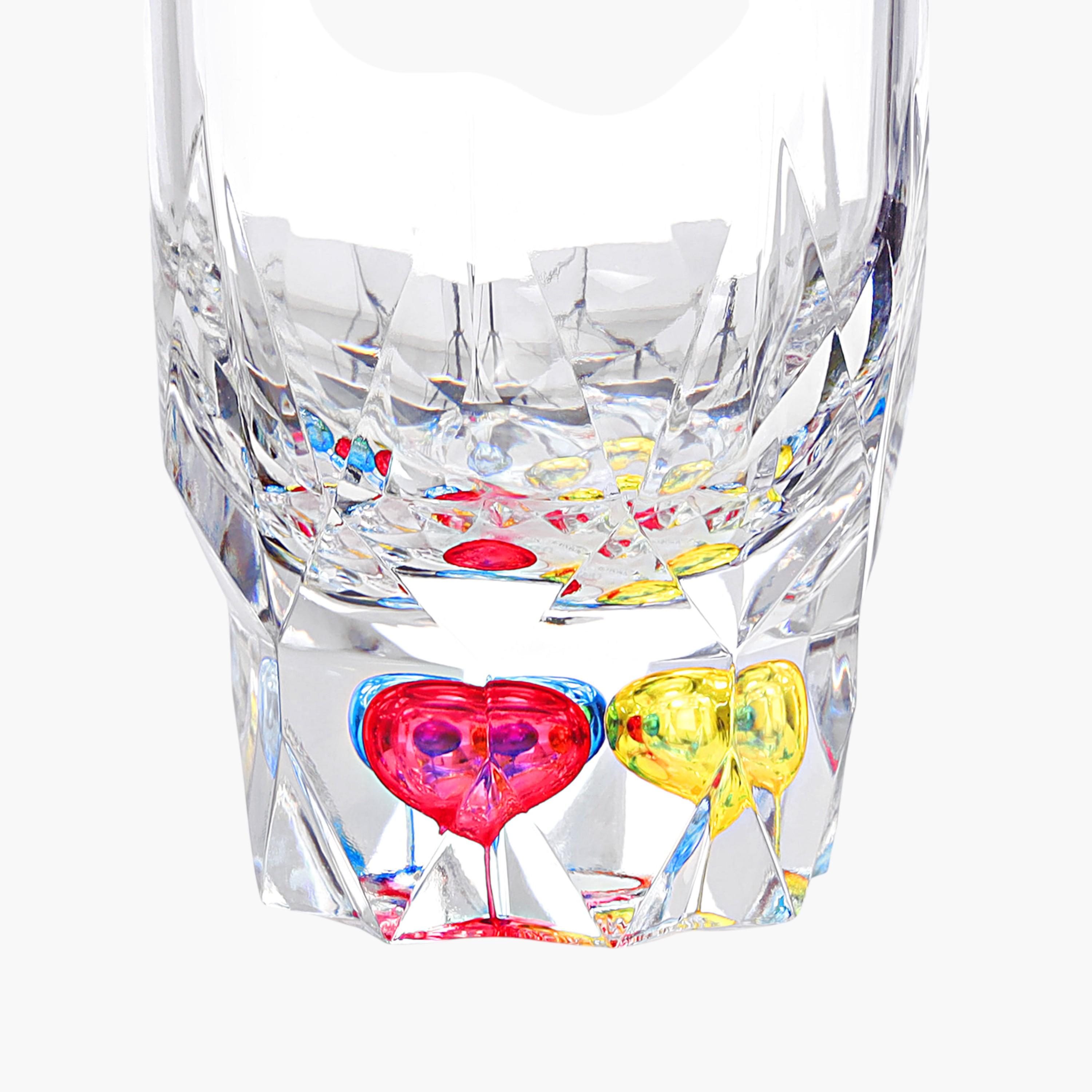 Acrylic Glass with Crystal Base-household-dining-glassware-drinkingglasses-image-2