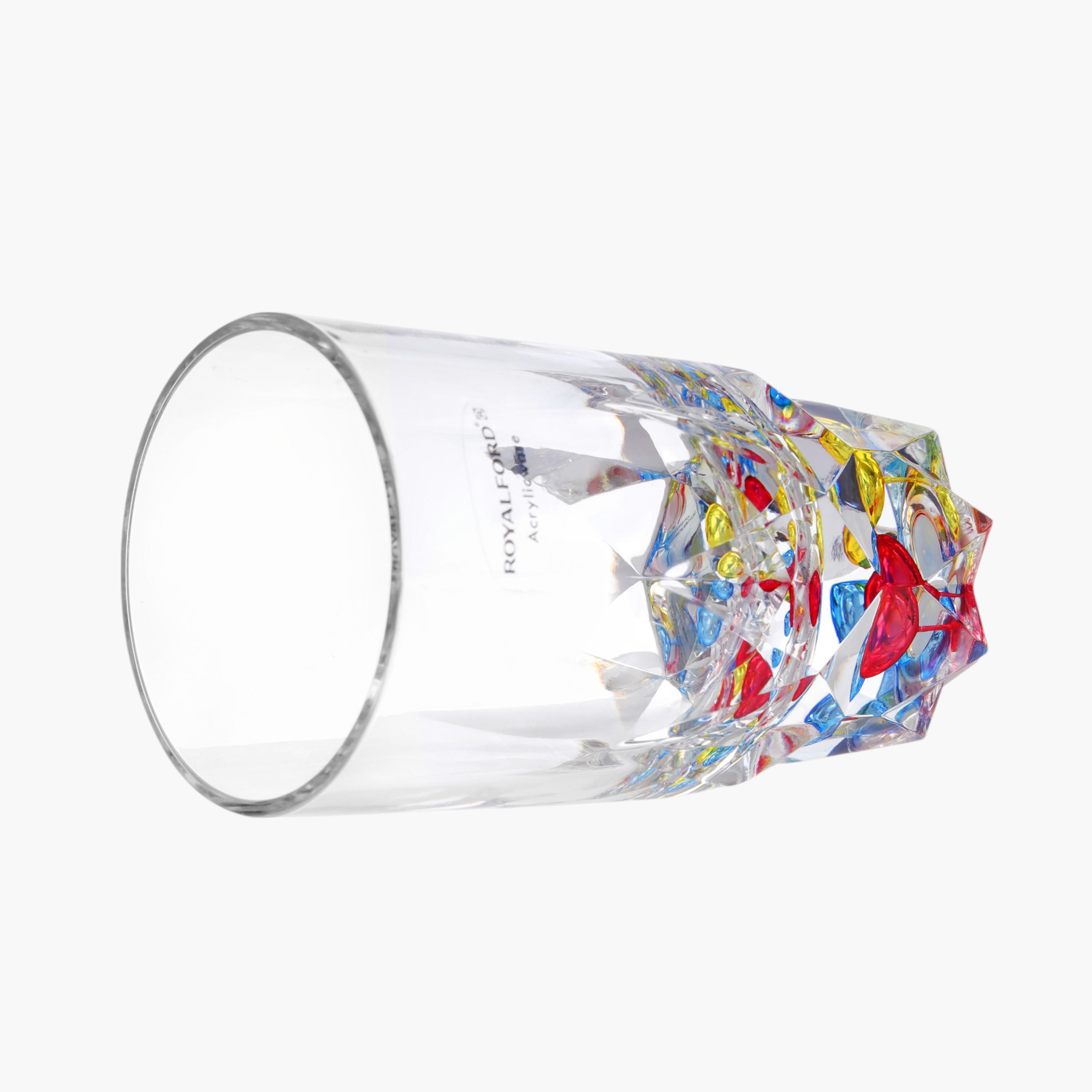 Acrylic Glass with Crystal Base-household-dining-glassware-drinkingglasses-image-3