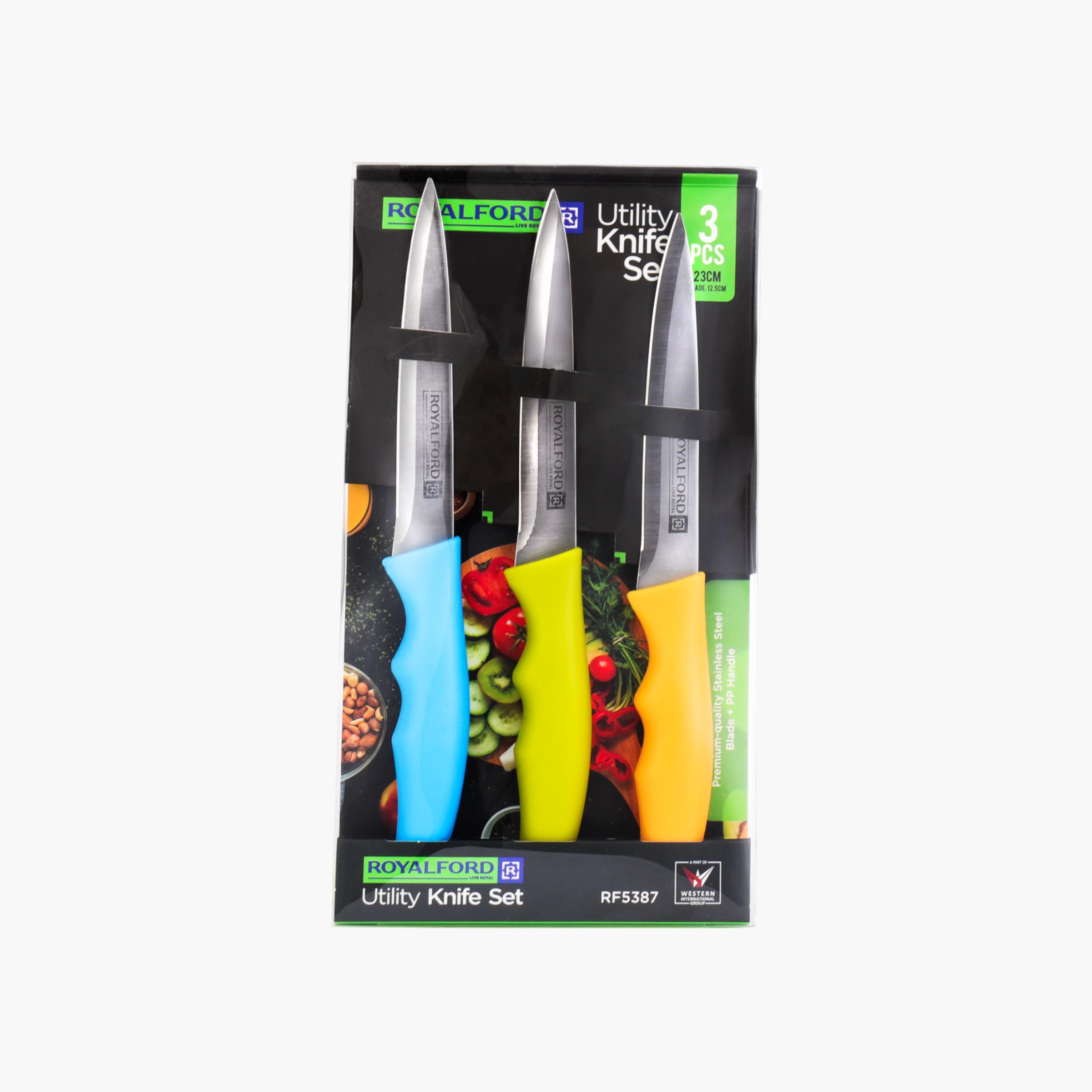 Stainless Steel 3-Piece Utility Knife-household-kitchen-kitchentoolsandutensils-knives-image-5