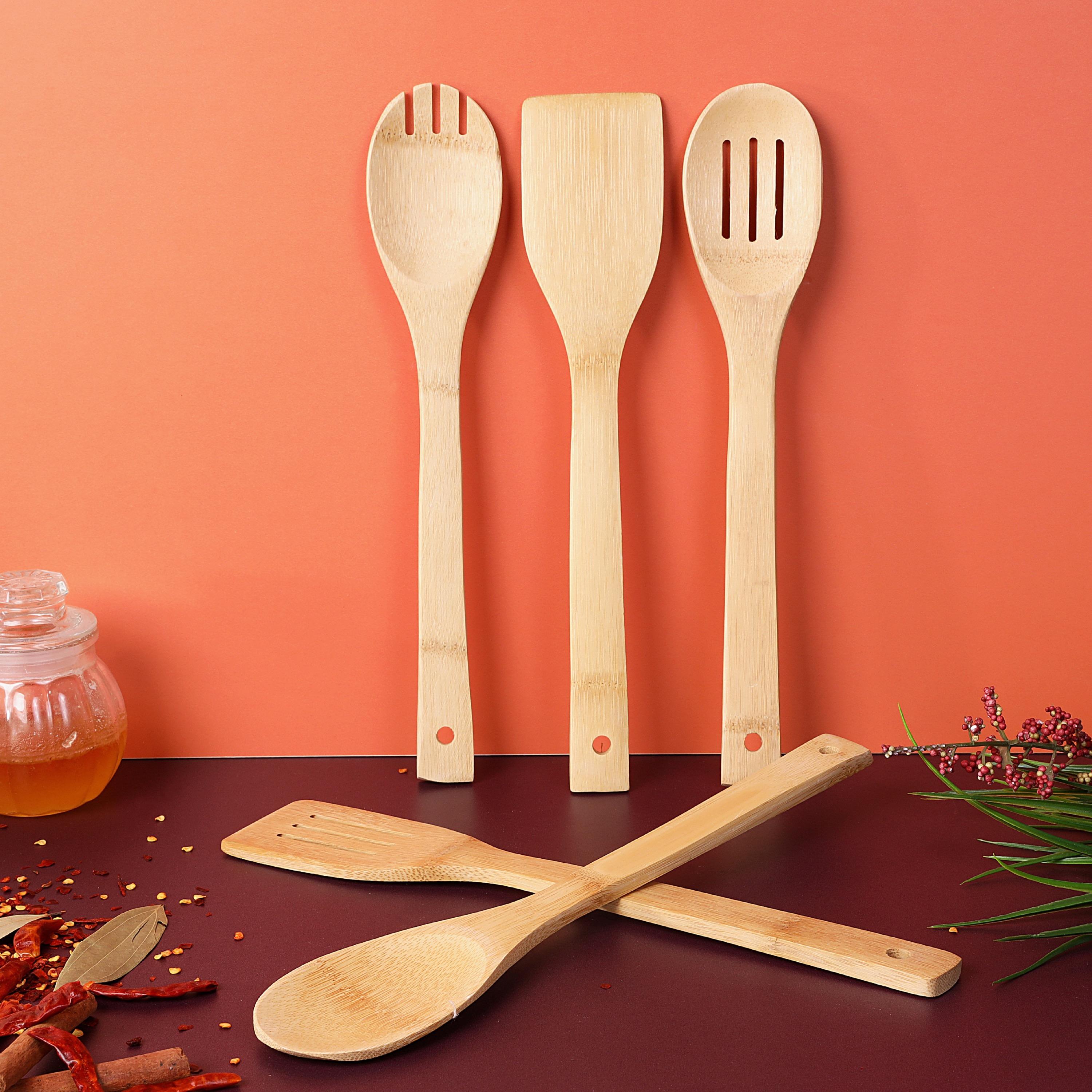 Bamboo 5-Piece Kitchen Tool Set-household-kitchen-kitchentoolsandutensils-cookingutensils-image-9