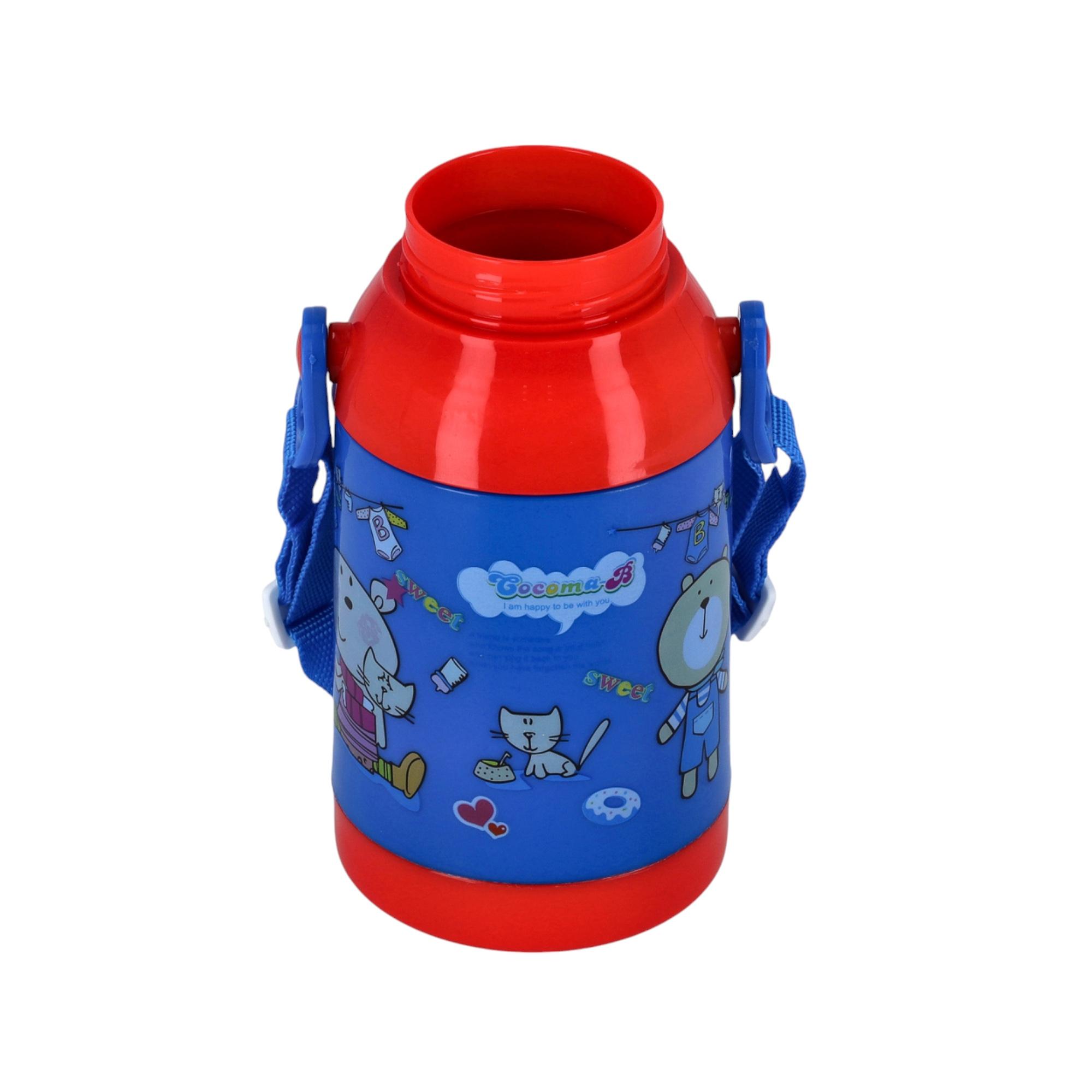 Printed Water Bottle with Bendy Straw - 500 ml-household-dining-drinkserveware-bottles-image-3
