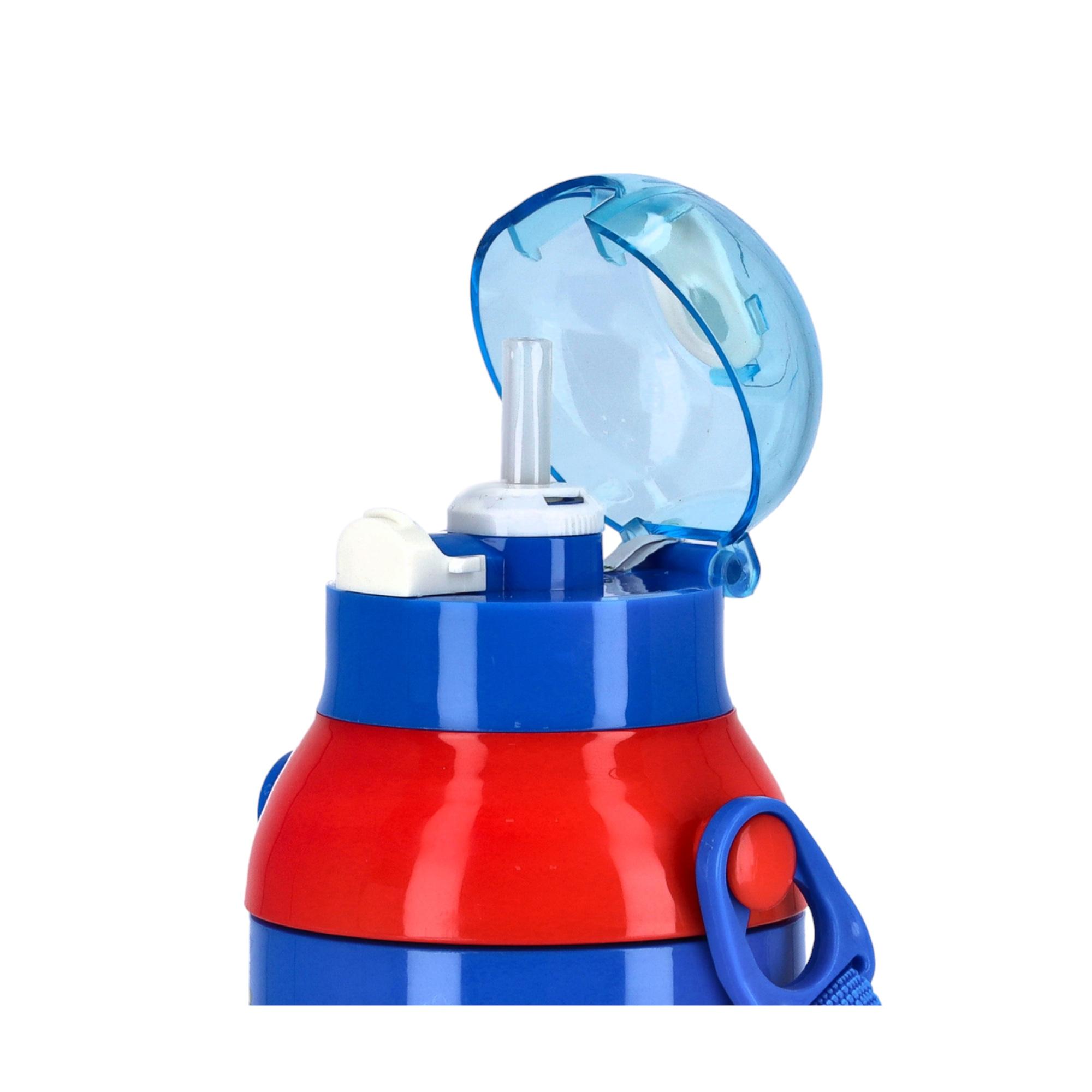 Printed Water Bottle with Bendy Straw - 500 ml-household-dining-drinkserveware-bottles-image-4