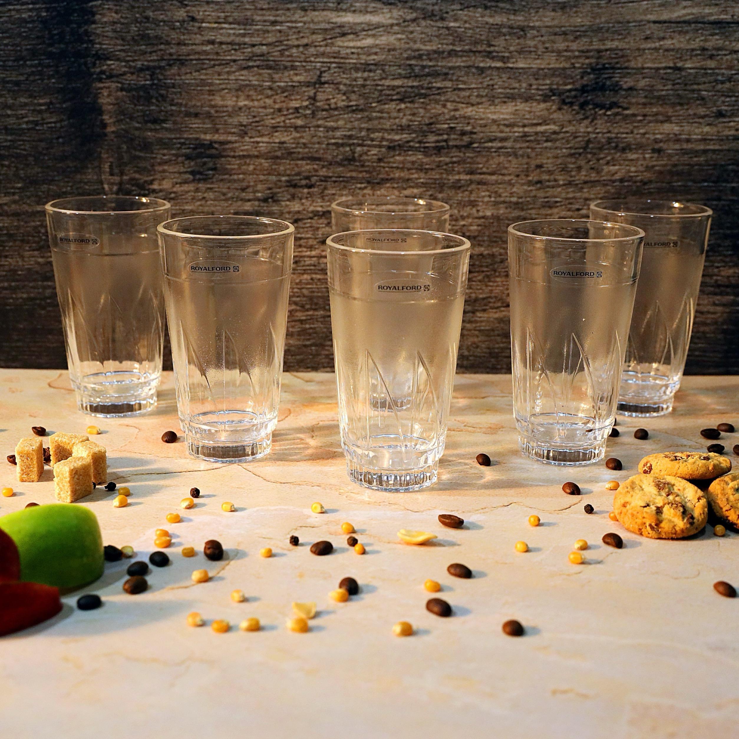 Glass 6-Piece Tumbler Set - 375 ml-household-dining-glassware-drinkingglasses-image-2