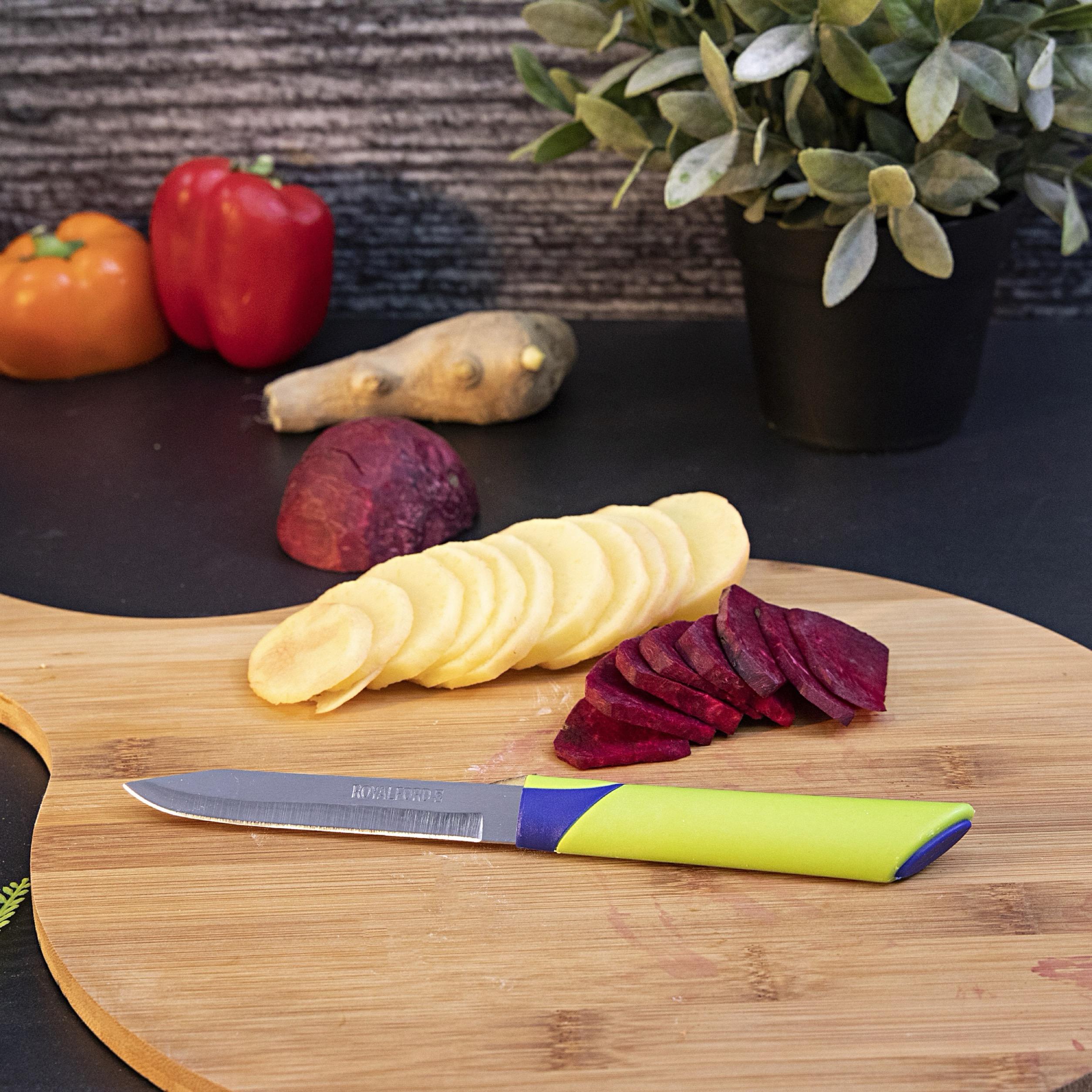 Royalford 12-Piece Stainless Steel Blade Fruit Knife Set-household-kitchen-kitchentoolsandutensils-knives-image-6