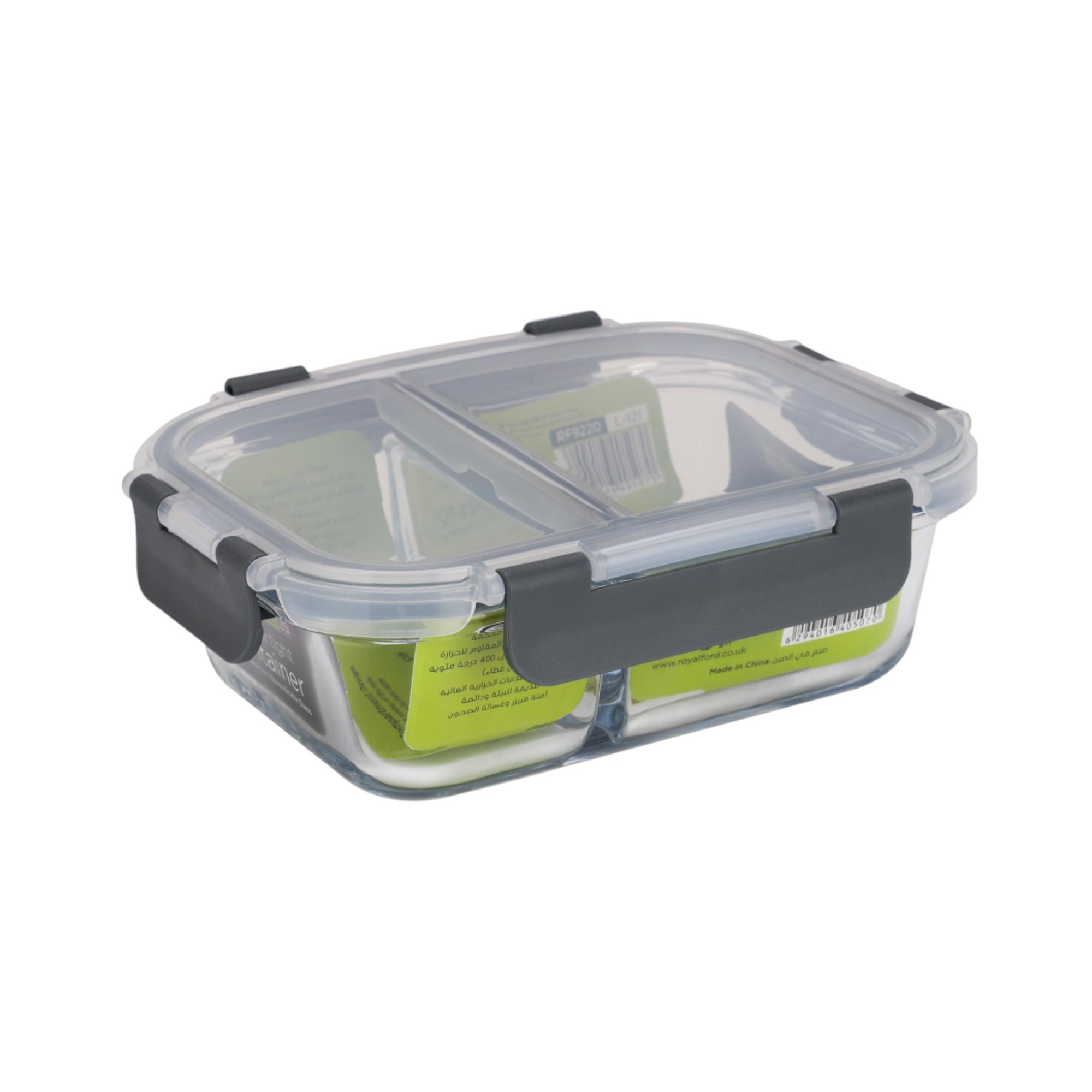 Glass Meal Prep Container with 2 Compartments-household-kitchen-foodstorage-containers-image-5