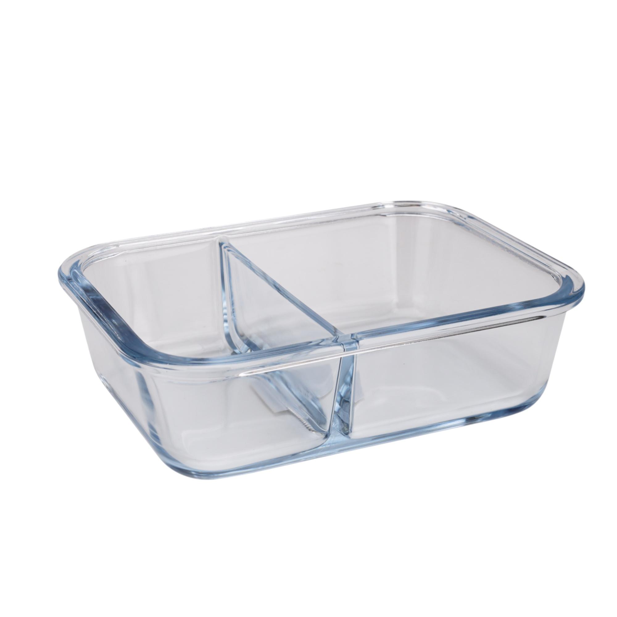 Glass Meal Prep Container with 2 Compartments-household-kitchen-foodstorage-containers-image-3