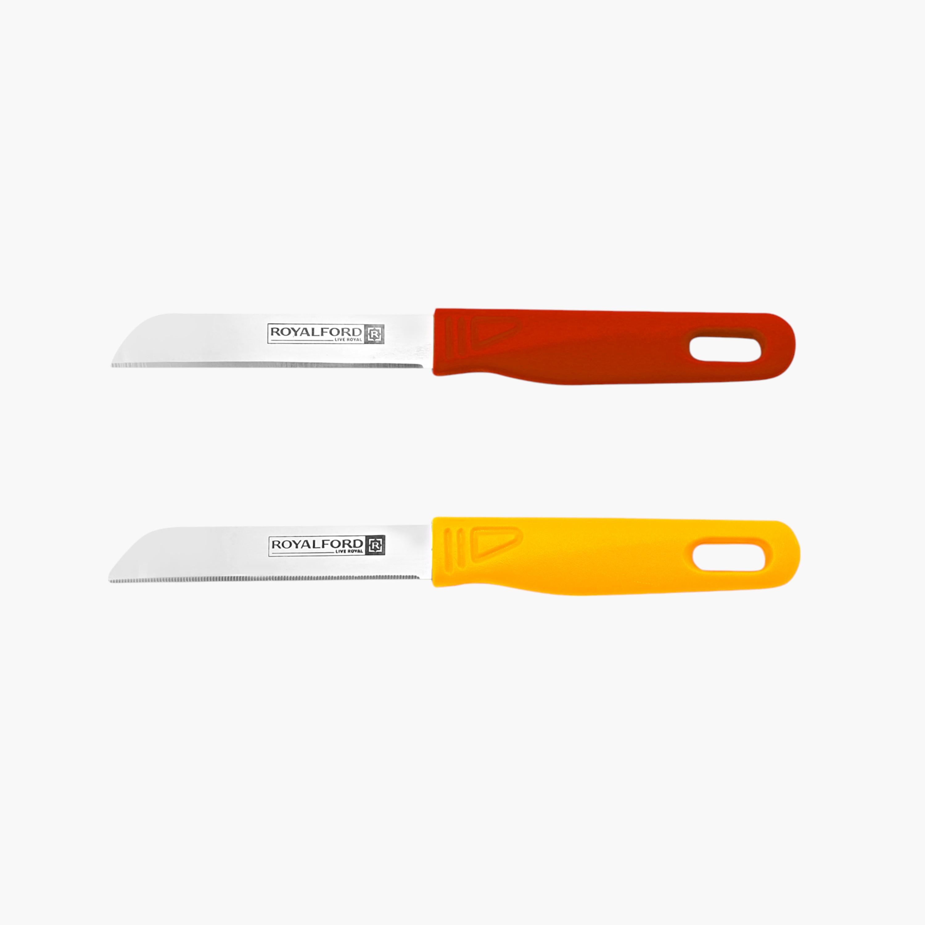 Royalford 12-Piece Stainless Steel Blade Fruit Knife Set-household-kitchen-kitchentoolsandutensils-knives-image-2
