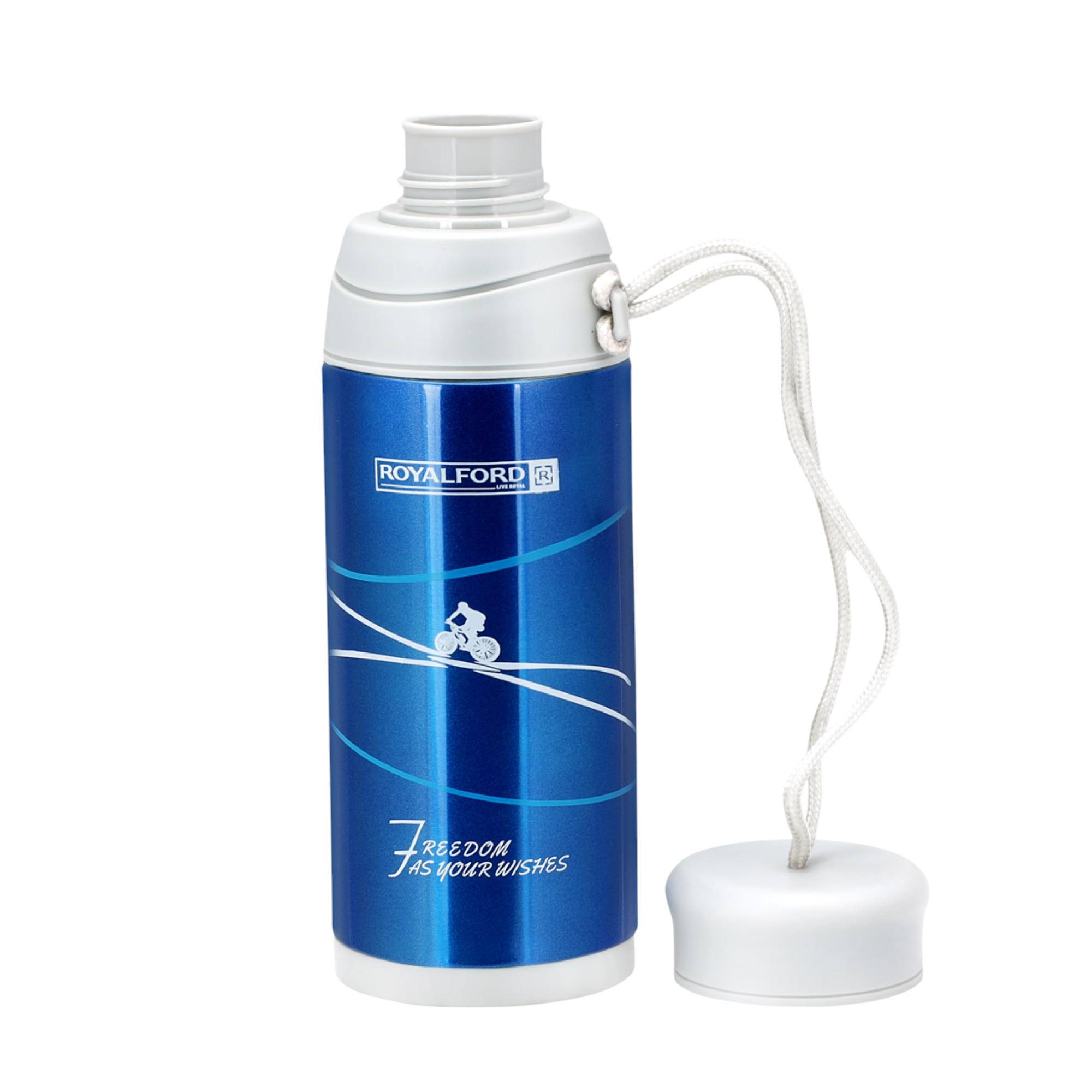 Stainless Steel Vacuum Bottle with Strap - 320 ml-school-waterbottles-image-2