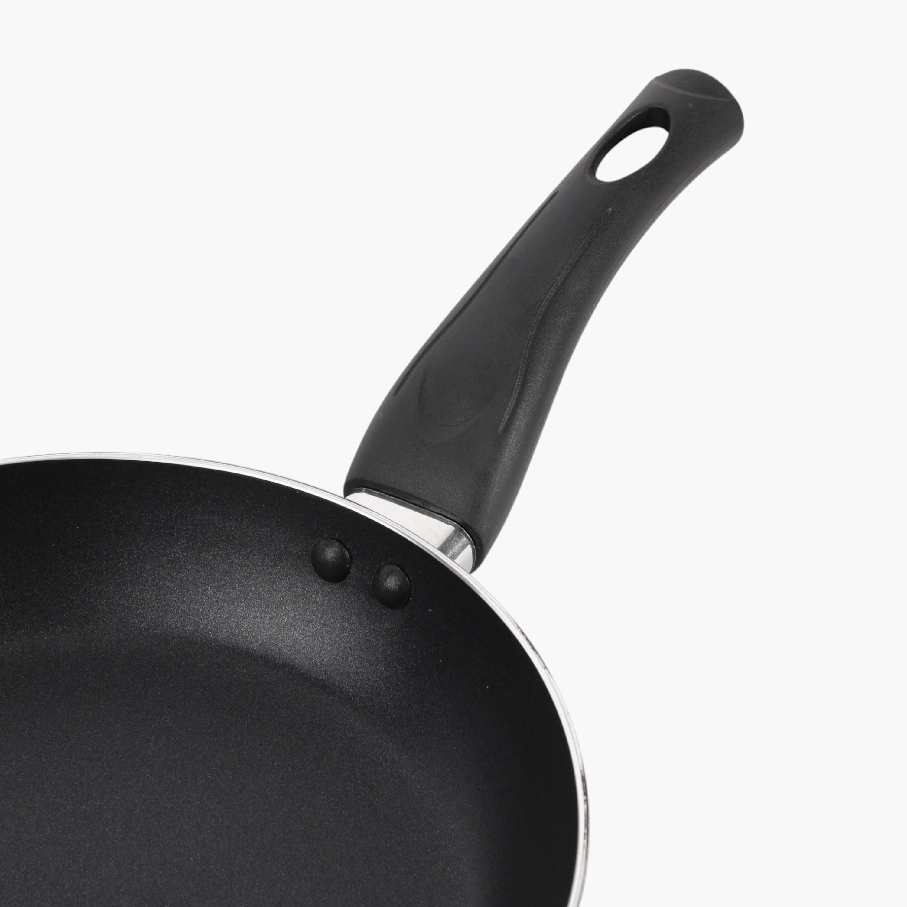 Non-Stick Aluminium Frying Pan with Lid - 22 cms-household-kitchen-cookware-potsandpans-image-7