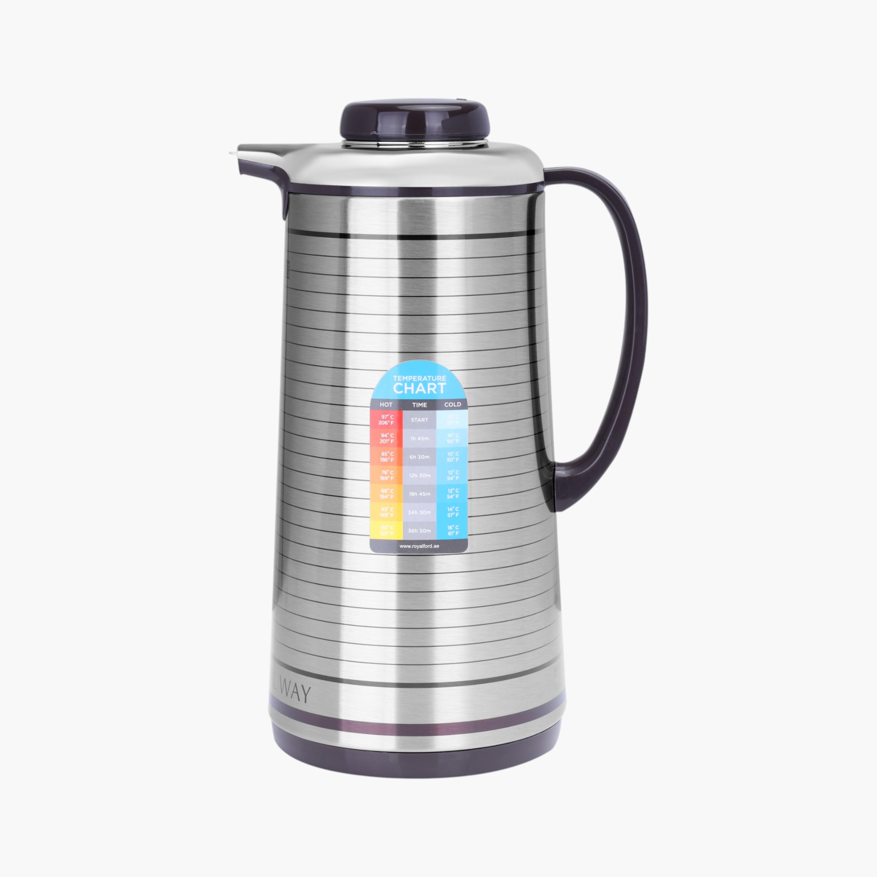 Heat Insulated Vacuum Flask - 1 L-household-dining-teaandcoffee-vacuumflaskscoffeeandteapots-image-1