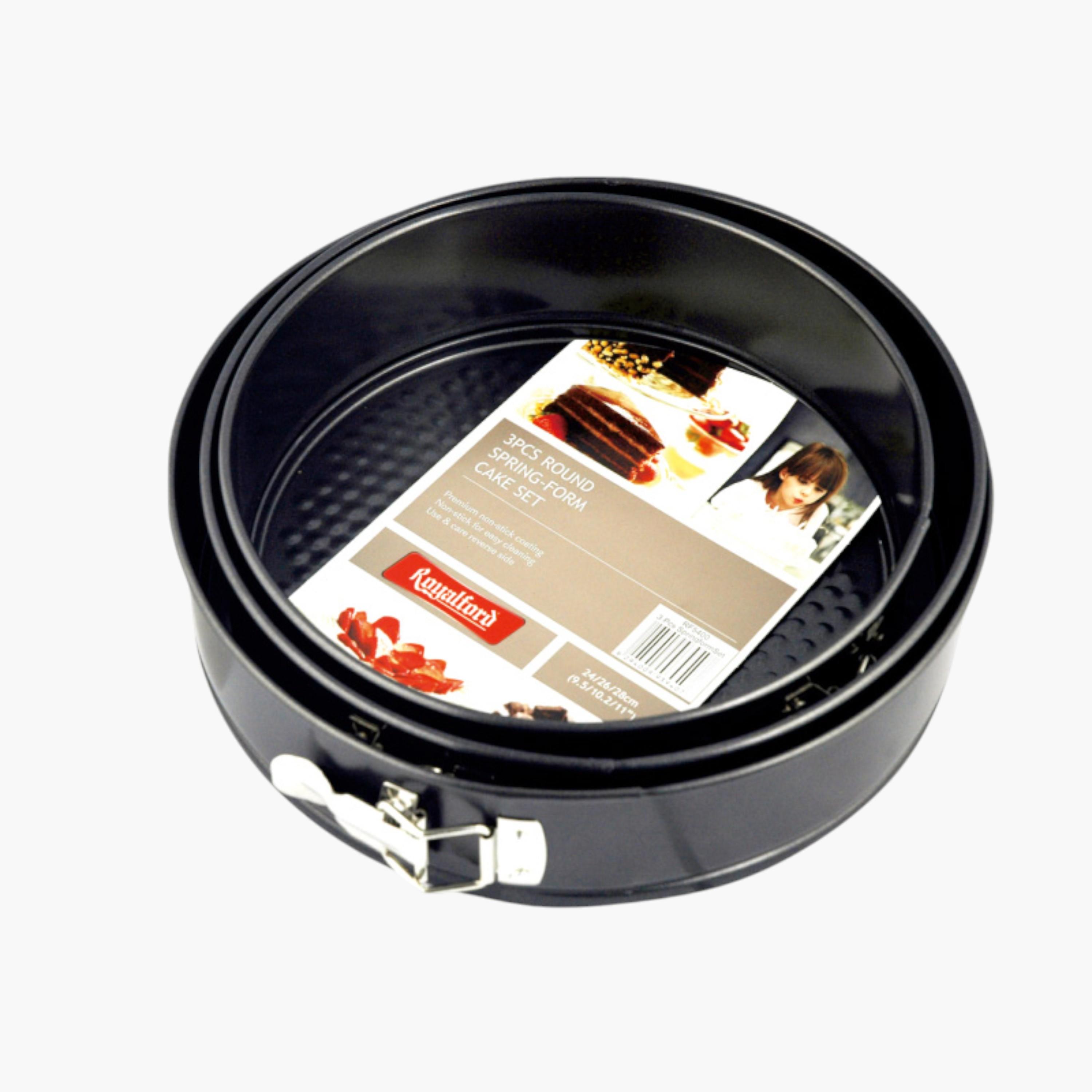 طقم صواني خبز بقاعدة قابلة للفصل 3 قطع من رويال فورد-household-kitchen-bakeware-bakingpansandmoulds-image-1