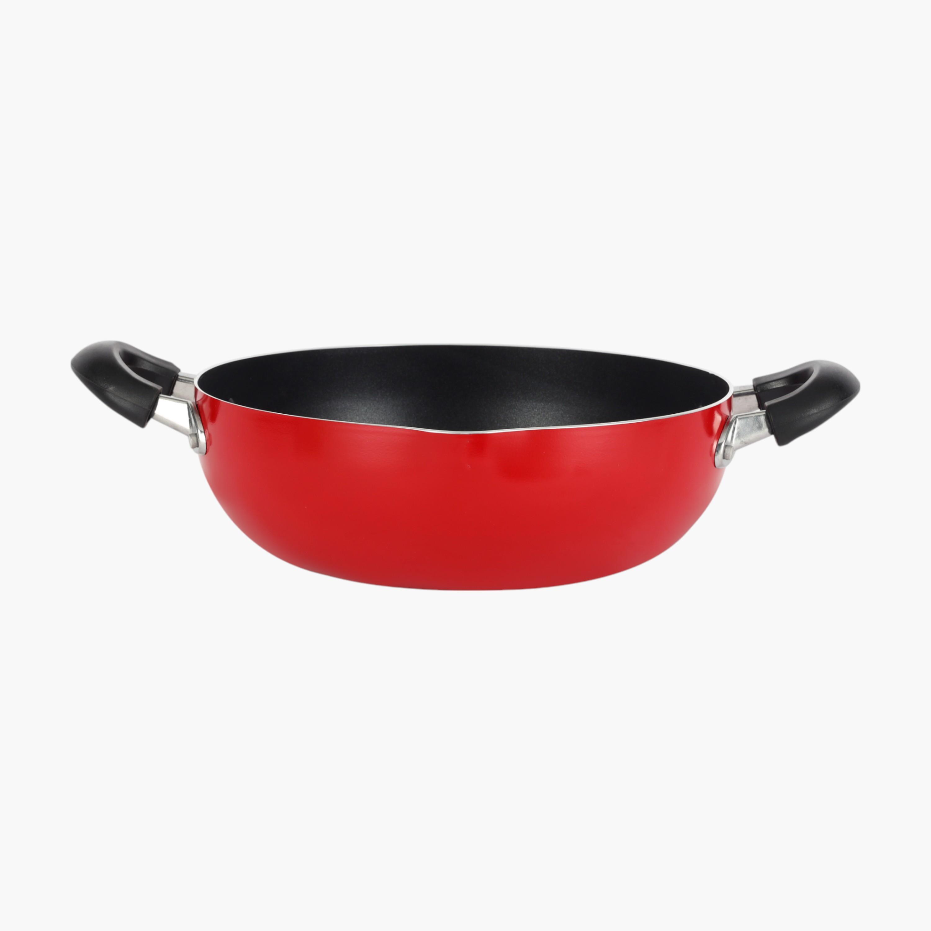 Induction Safe Aluminium Frying Pan with Handle - 26 cms-household-kitchen-cookware-potsandpans-image-2