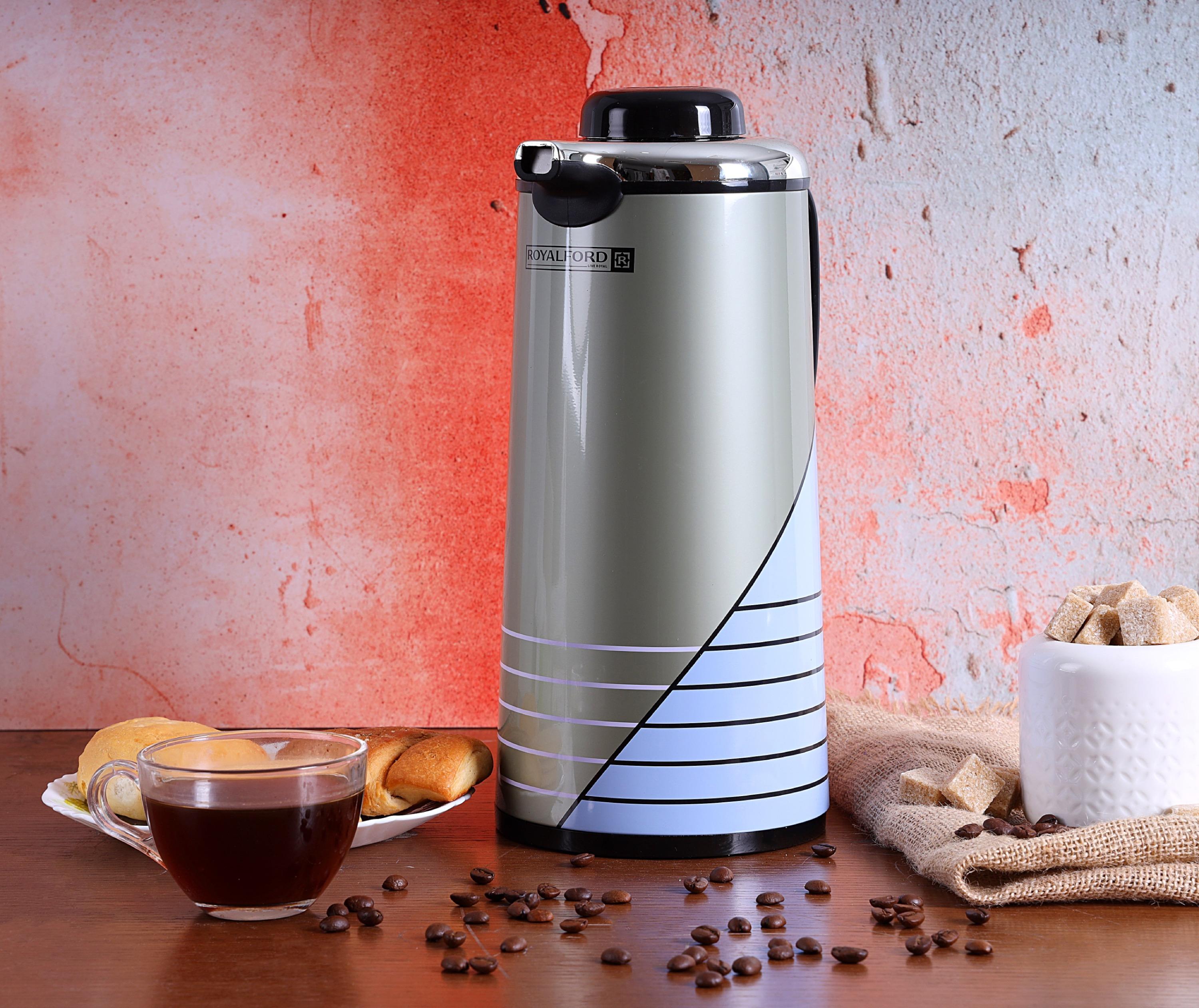 Royalford Vacuum Flask - 1 L-household-dining-teaandcoffee-vacuumflaskscoffeeandteapots-image-9