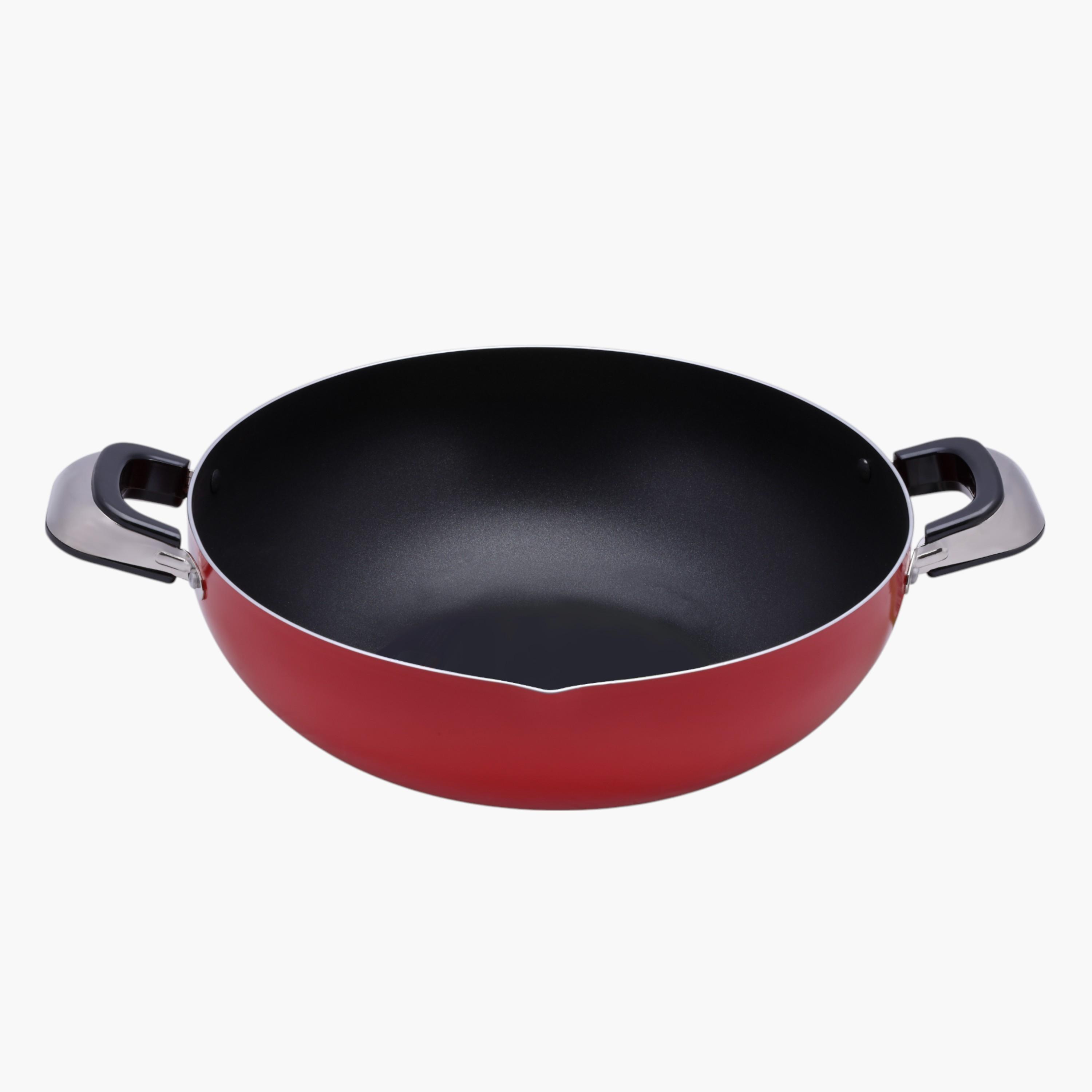 Induction Safe Aluminium Frying Pan with Handle - 30 cms-household-kitchen-cookware-potsandpans-image-1