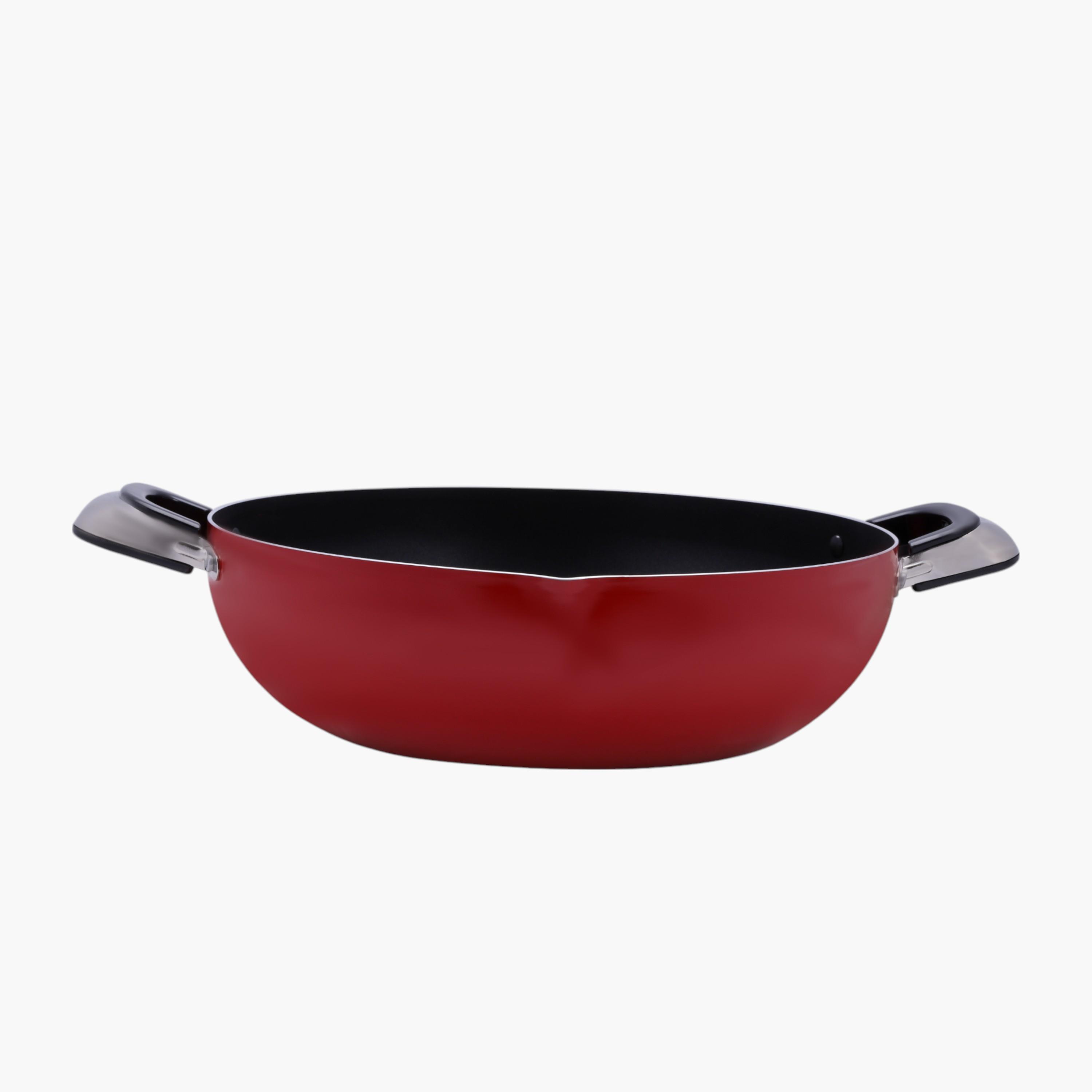 Induction Safe Aluminium Frying Pan with Handle - 30 cms-household-kitchen-cookware-potsandpans-image-3