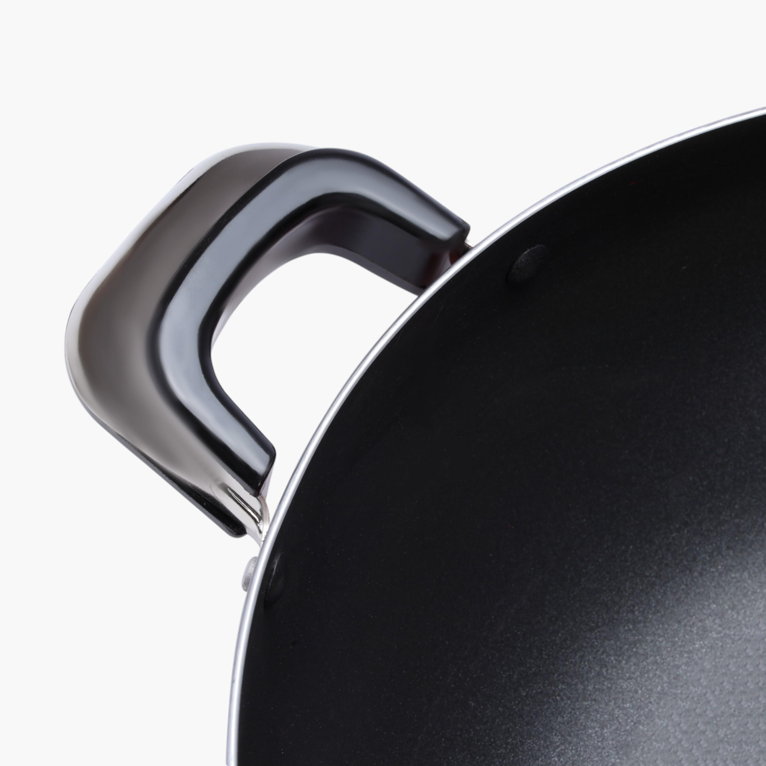 Induction Safe Aluminium Frying Pan with Handle - 30 cms-household-kitchen-cookware-potsandpans-image-4