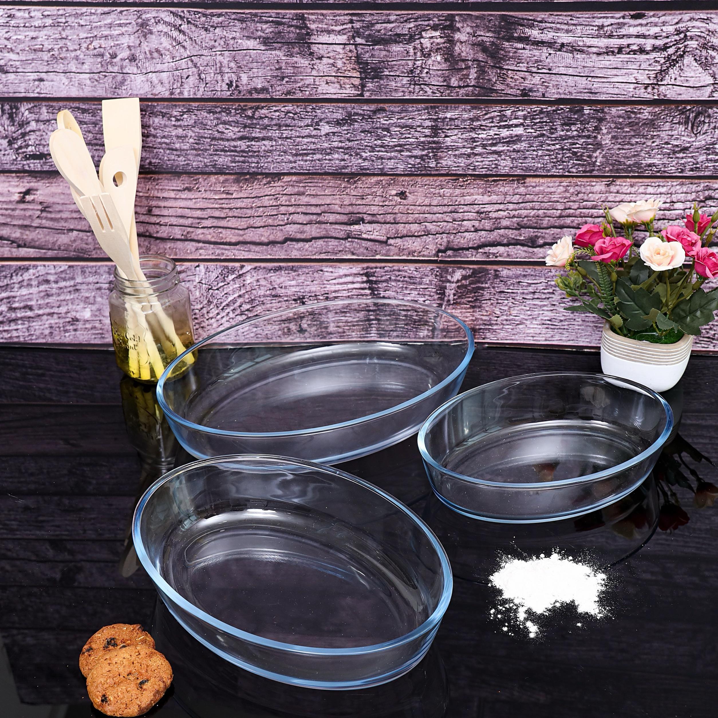 مجموعة صواني خبز زجاج 3 قطع من رويال فورد-household-kitchen-bakeware-bakingdishes-image-9