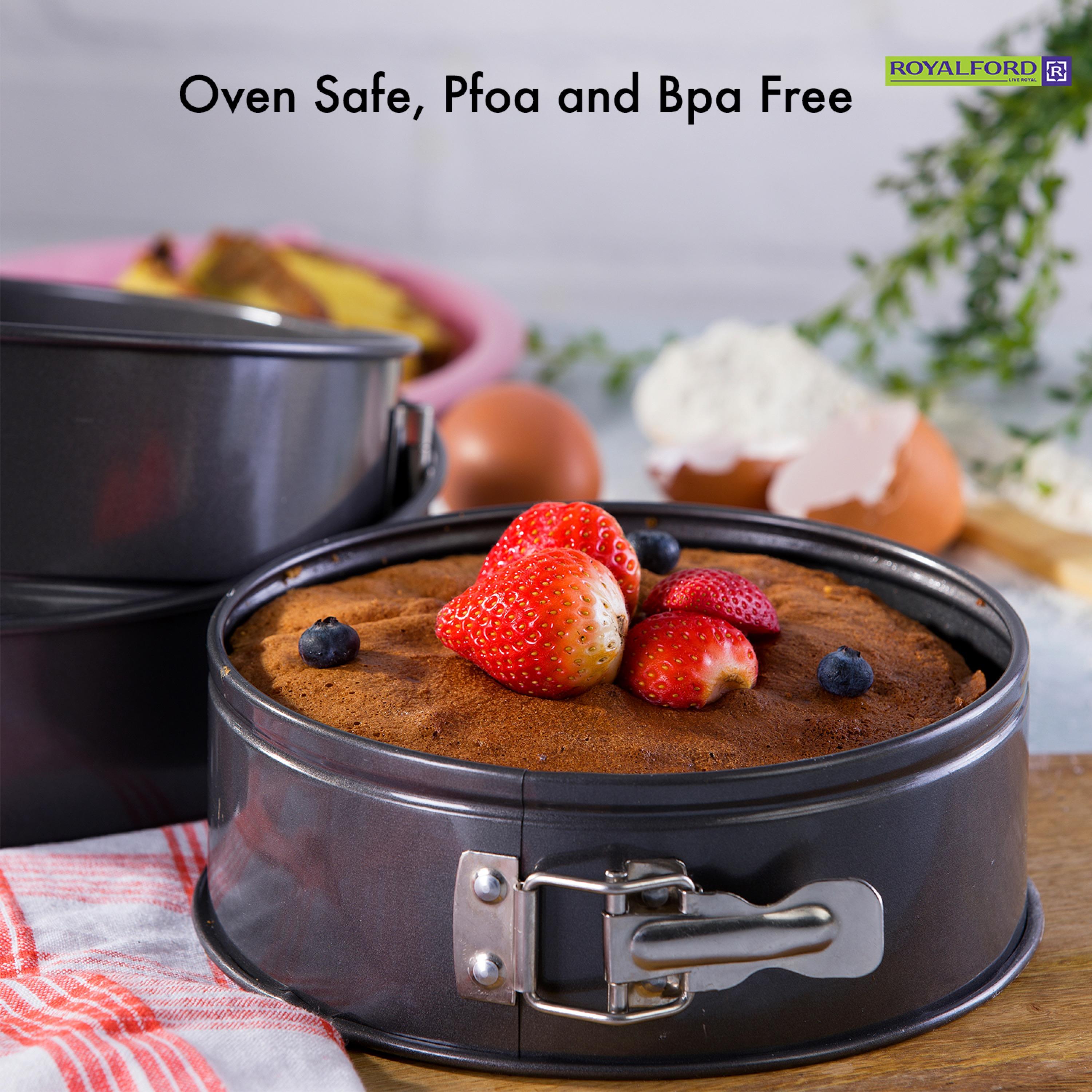 طقم قوالب سبرينج فورم 3 قطع  من رويال فورد-household-kitchen-bakeware-bakingpansandmoulds-image-3