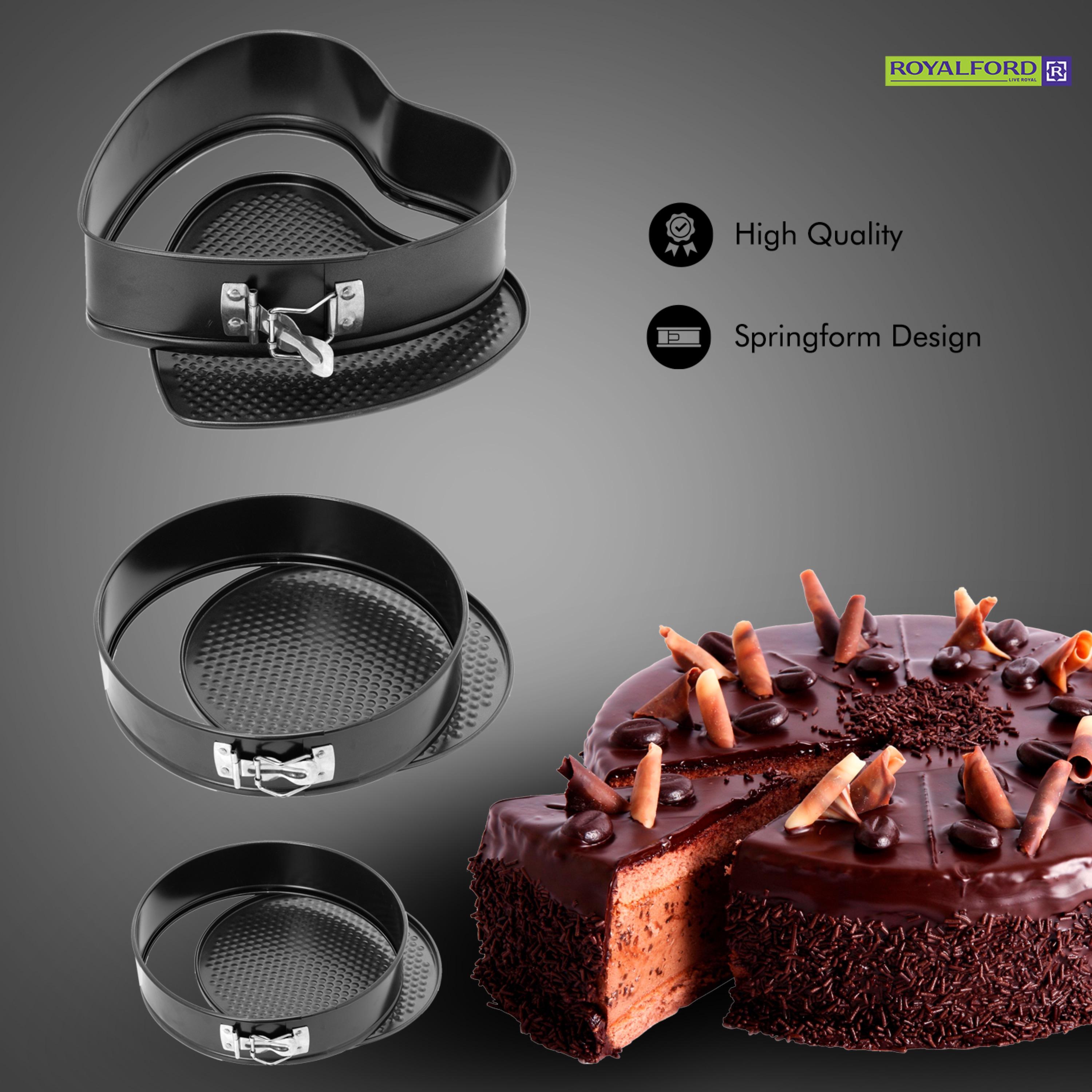 طقم قوالب سبرينج فورم 3 قطع  من رويال فورد-household-kitchen-bakeware-bakingpansandmoulds-image-4