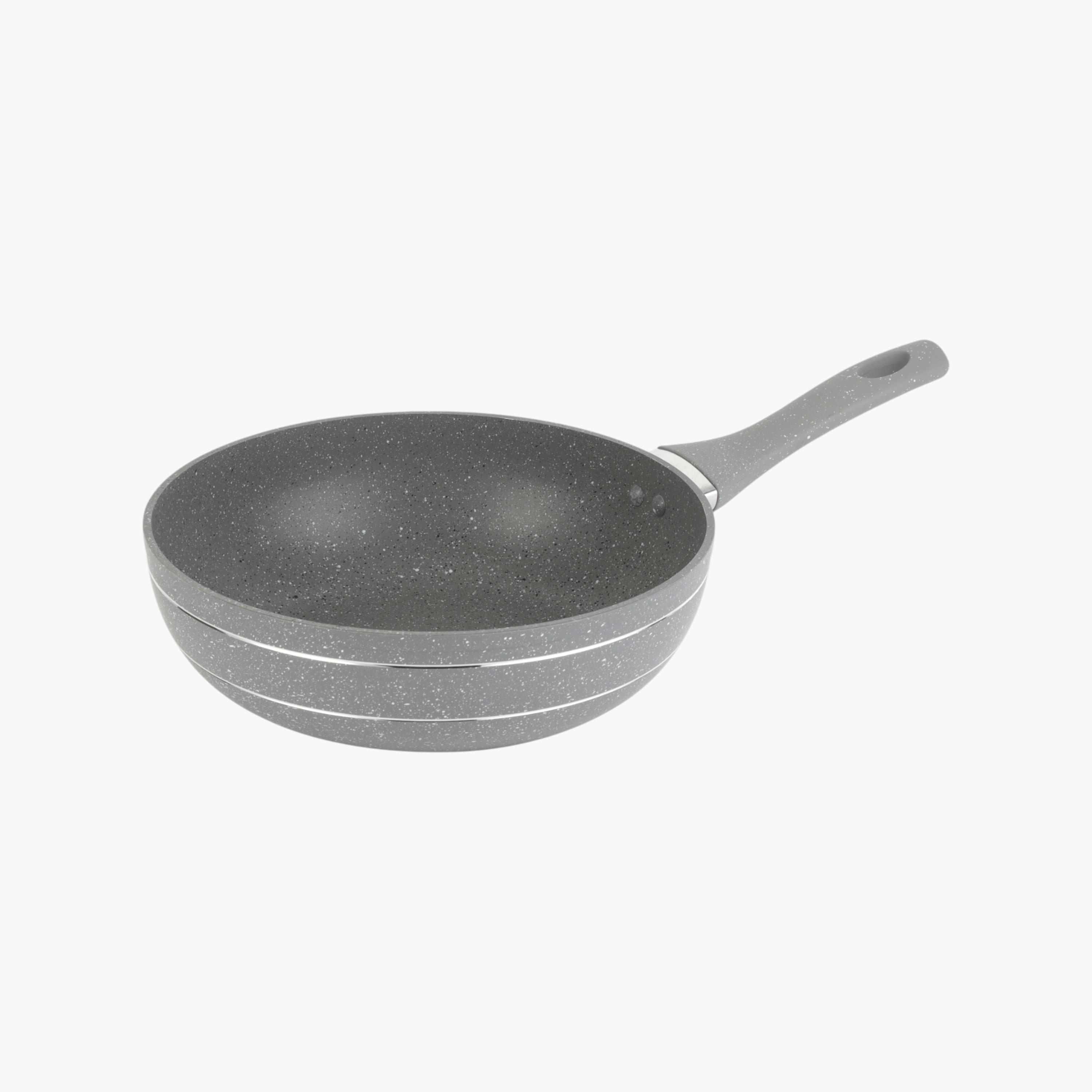 Royalford Smart Granite Series Wok Pan - 26 cms-household-kitchen-cookware-potsandpans-image-1