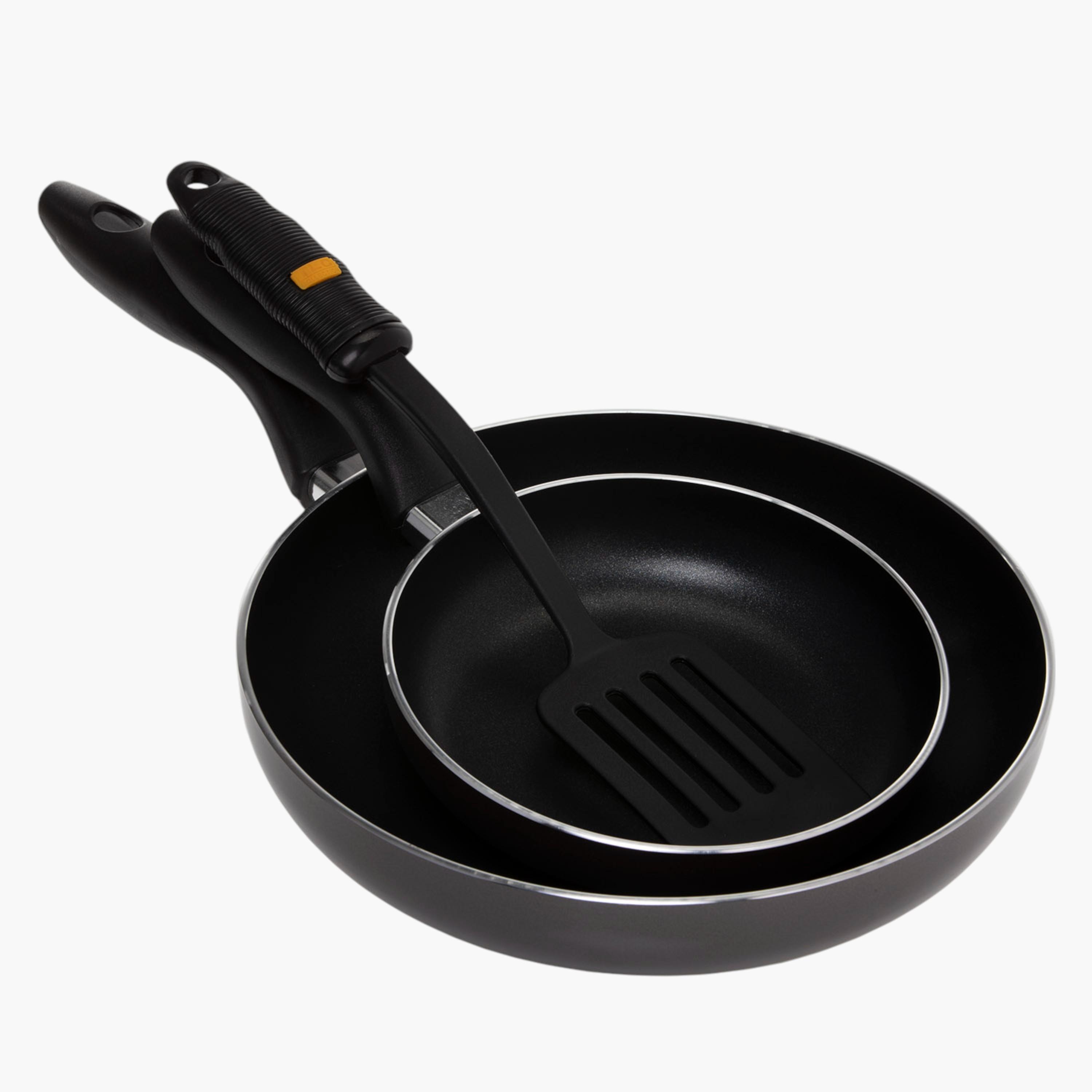 Non-Stick 3-Piece Fry Pan Set with Slotted Turner-household-kitchen-cookware-cookwareandsets-image-1