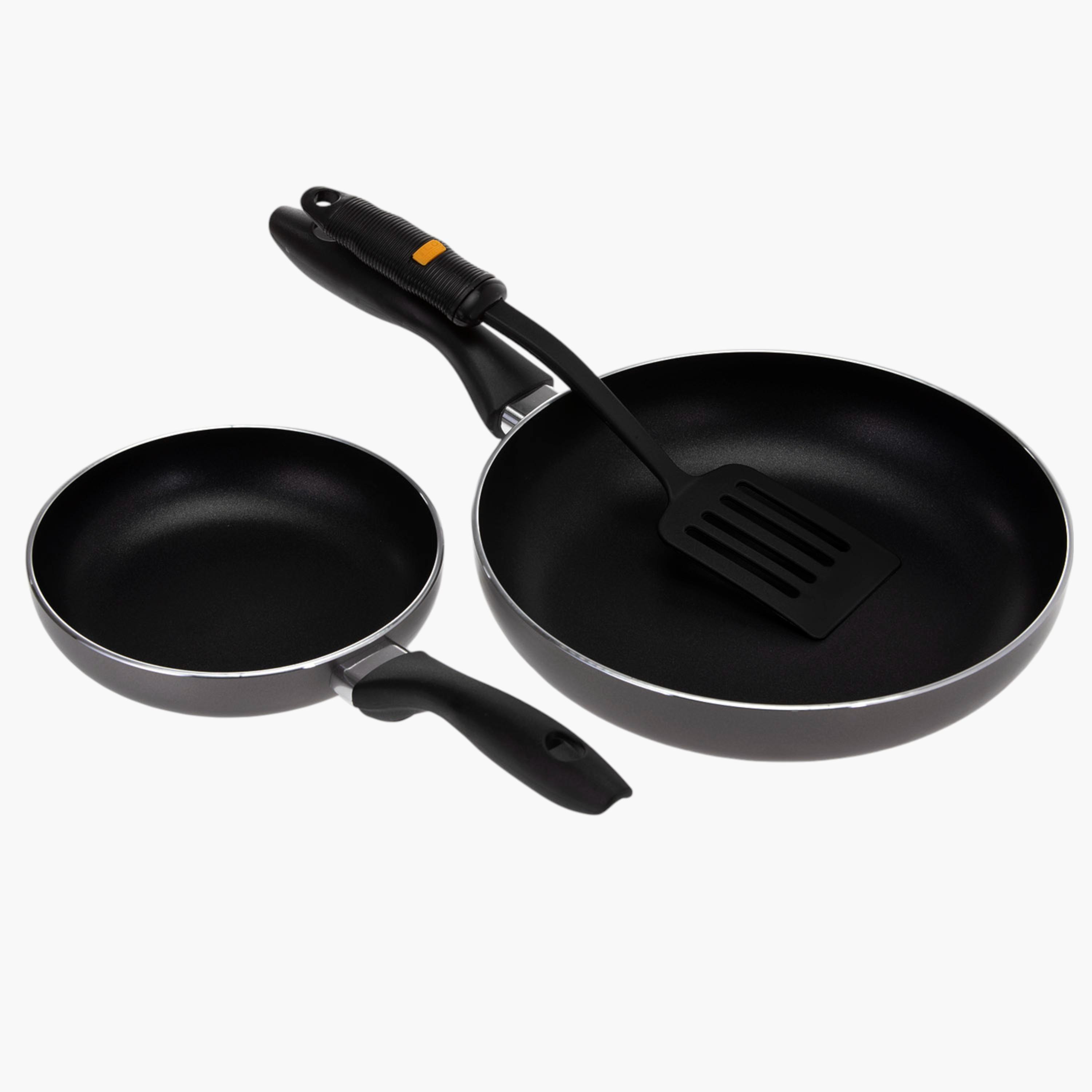 Non-Stick 3-Piece Fry Pan Set with Slotted Turner-household-kitchen-cookware-cookwareandsets-image-6