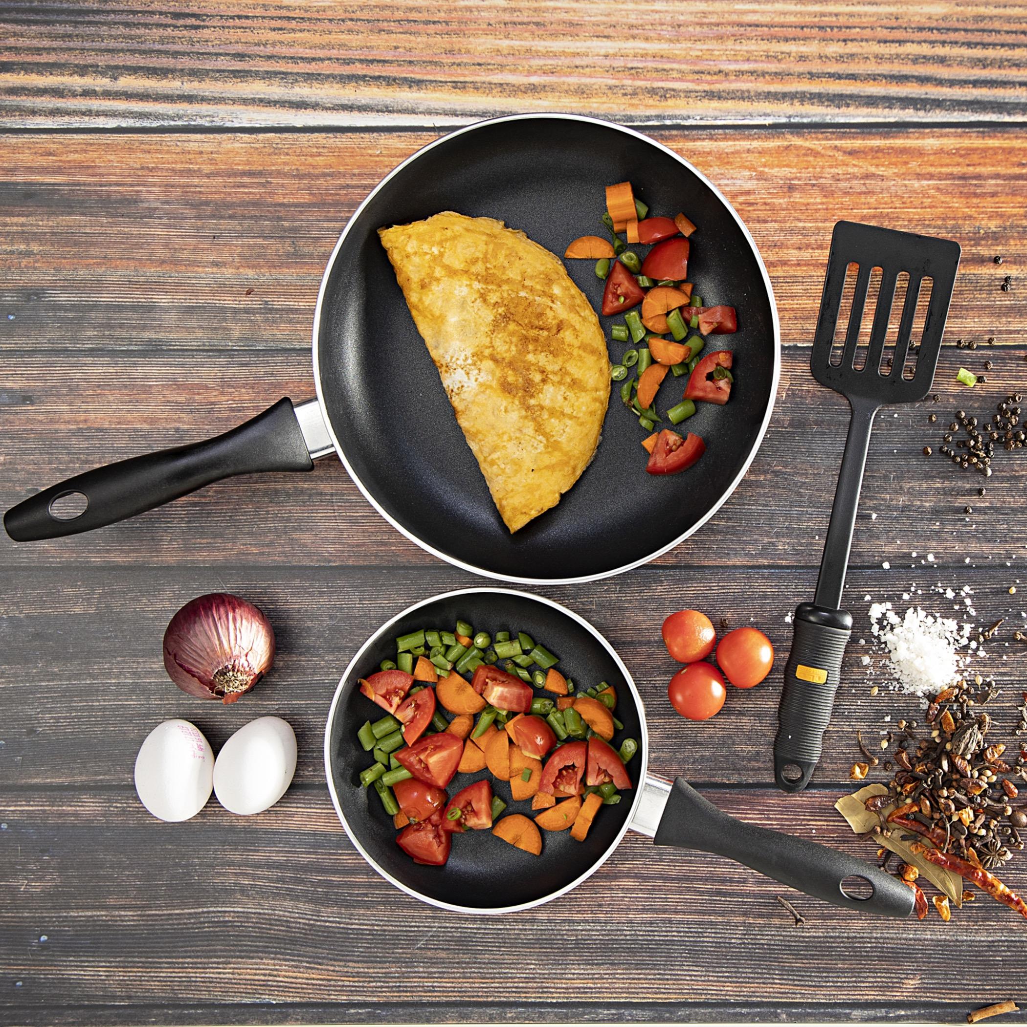 Non-Stick 3-Piece Fry Pan Set with Slotted Turner-household-kitchen-cookware-cookwareandsets-image-2